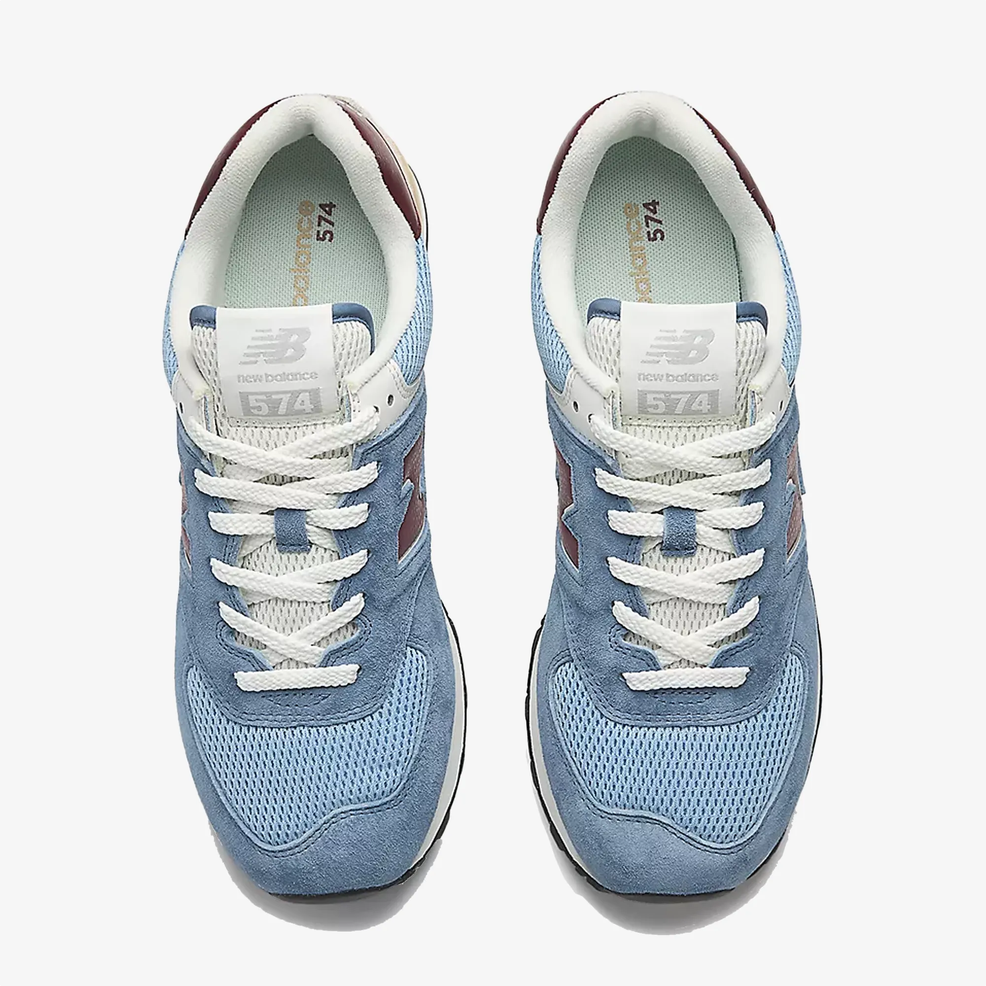 road shoes compact backpack New Balance | 574 { SHORELINE BLUE/STILLWATER