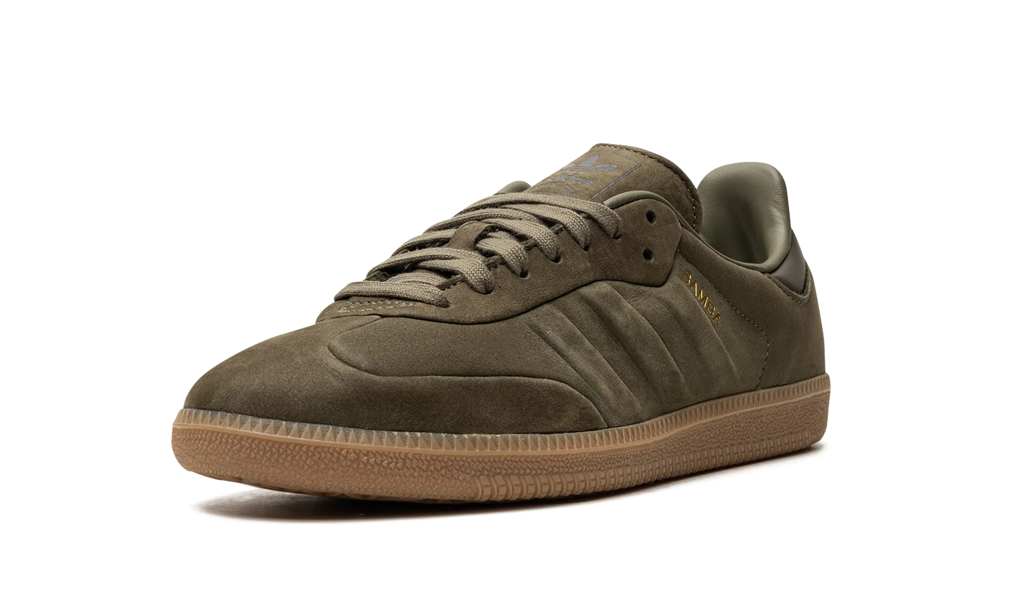Trail Step Adidas Samba "Olive Strata Gum"