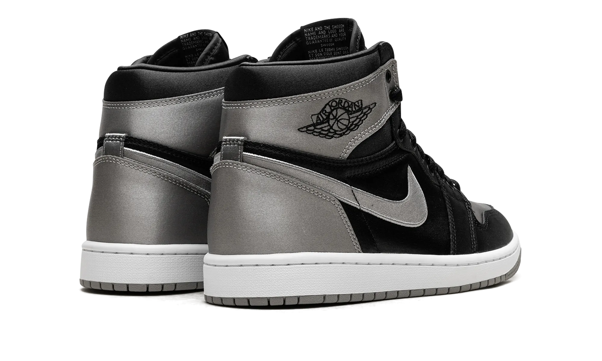 Air Jordan 1 WMNS "Satin Shadow" Comfortable Midfoot Casual Comfort