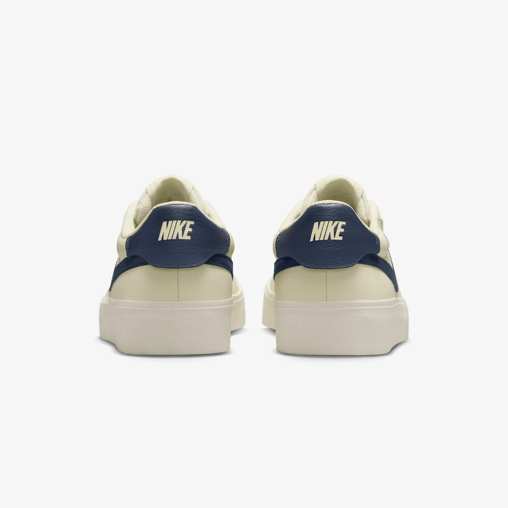 Nike | COURT SHOT { COCONUT MILK/MIDNIGHT NAVY-SAIL All Day Comfort Tech Flex Forged Sole Design