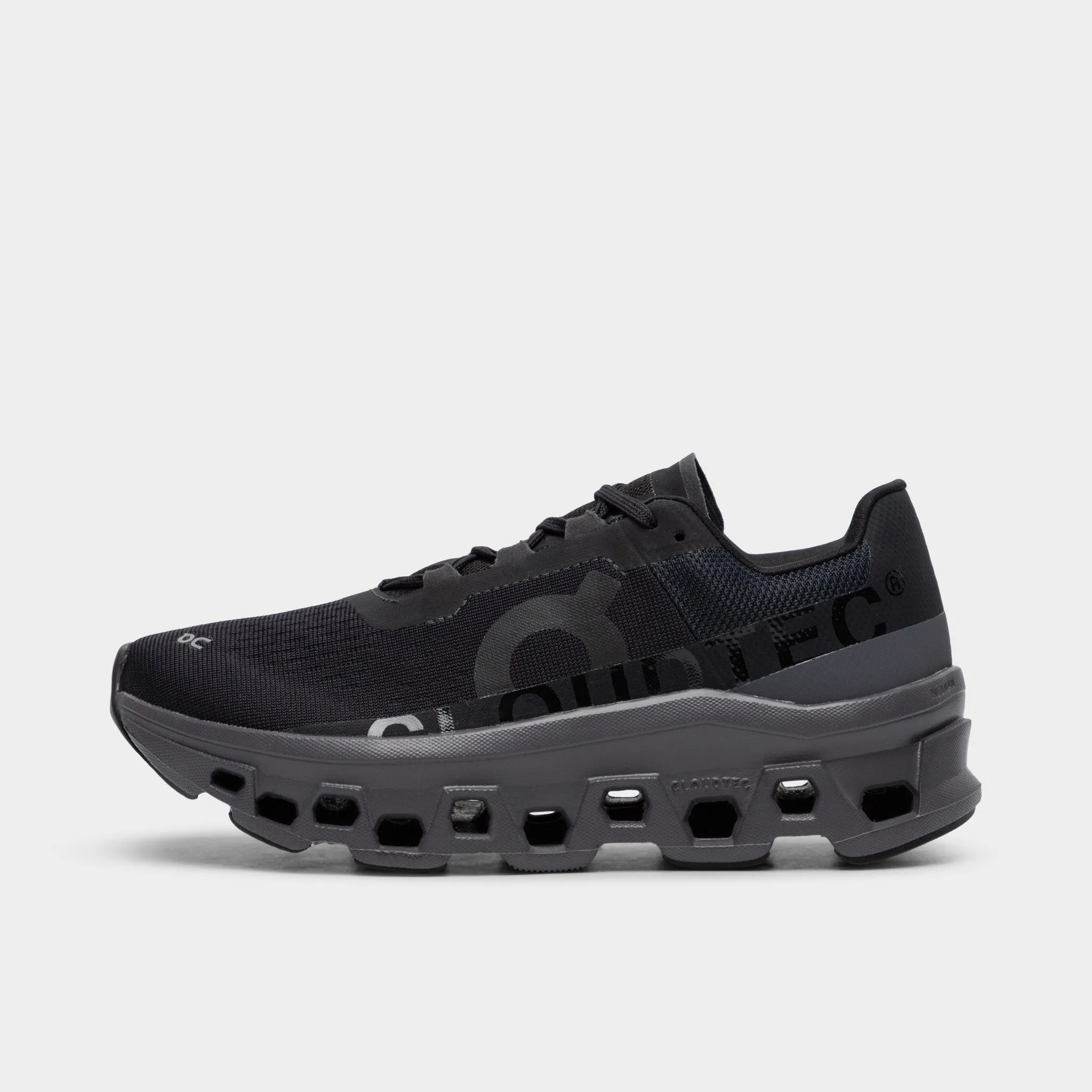 On Women's Cloudmonster Black / Magnet High Arch