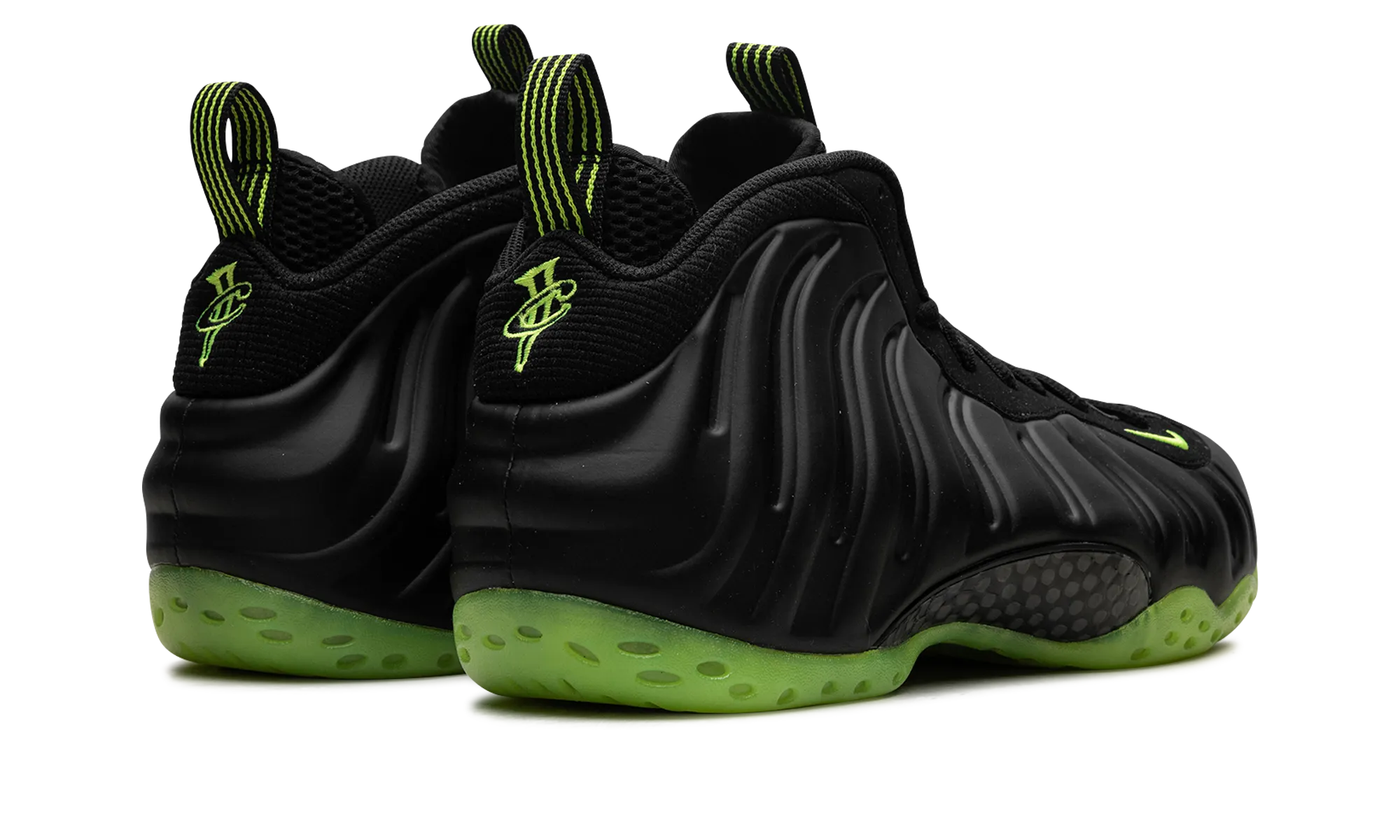 Heat Sealed Overlays Air Foamposite One "Black Volt"