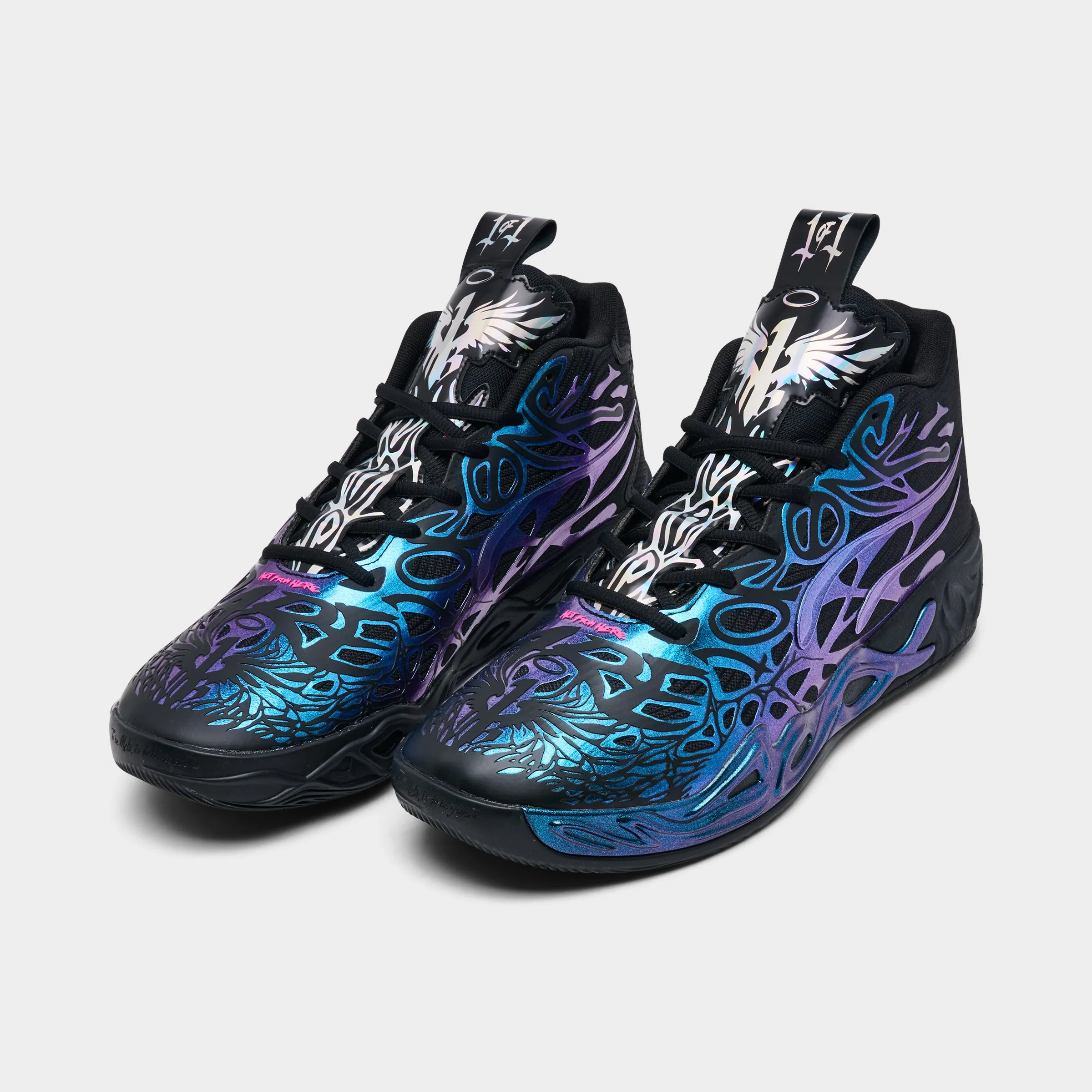 Modern Pace Soft PUMA Melo 4 "Reflections" Black / Ravish