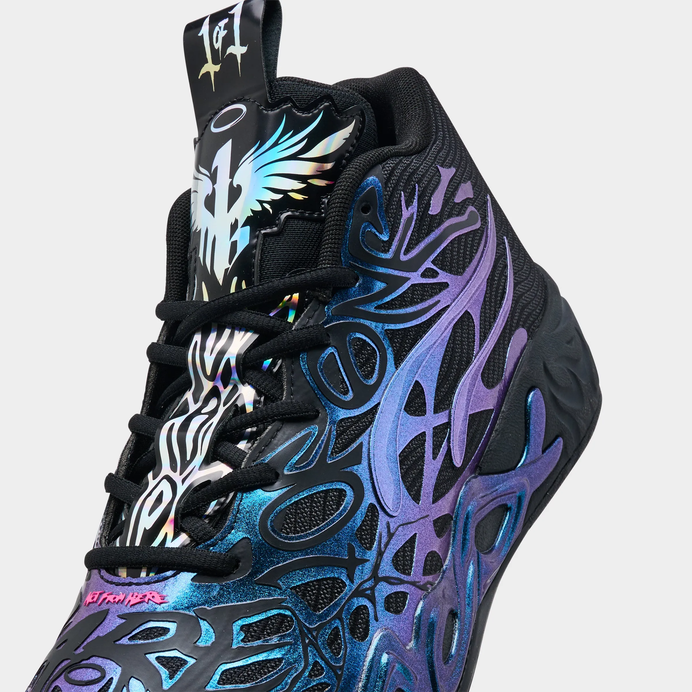 PUMA Melo 4 "Reflections" Black / Ravish Peak Jog View Stop