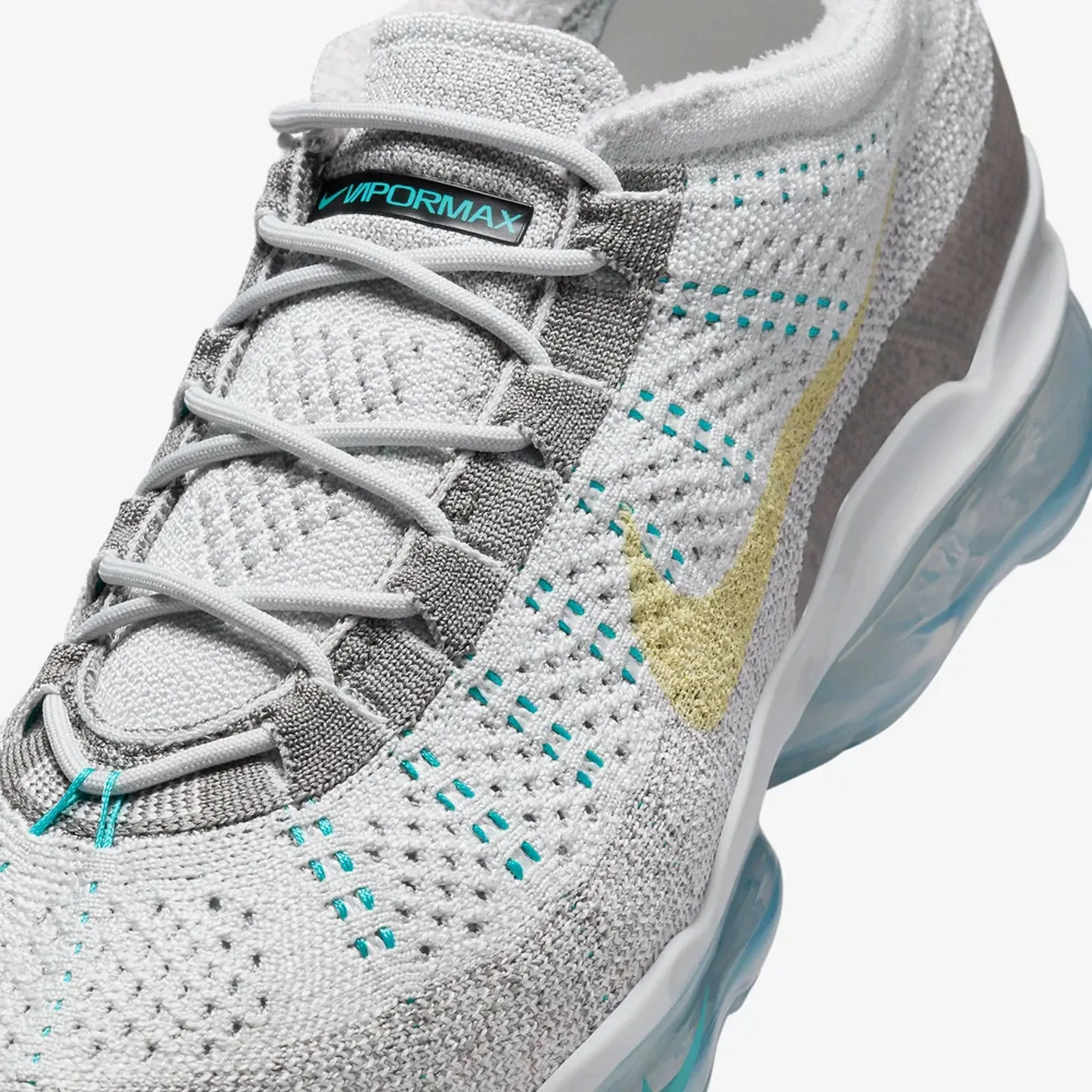 Stay Dry NIKE | AIR VAPORMAX 2023 FLYKNIT { PHOTON DUST/LIFE LIME-FLAT PEWTER