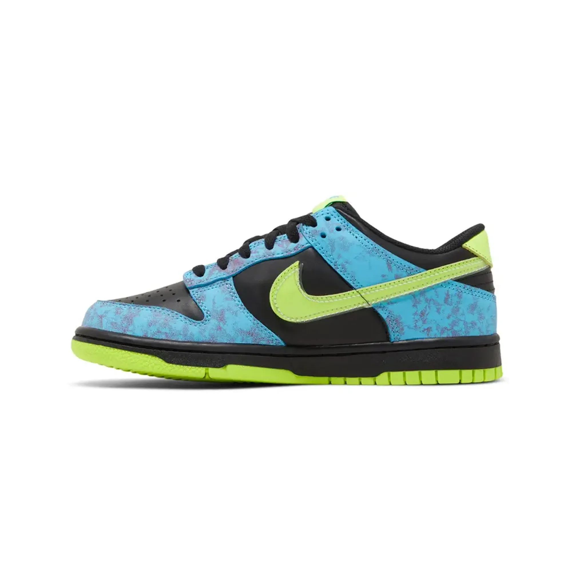 Nike Dunk Low SE 'Acid Wash Baltic Blue Volt' GS (2023) Comfort footbed hybrid design