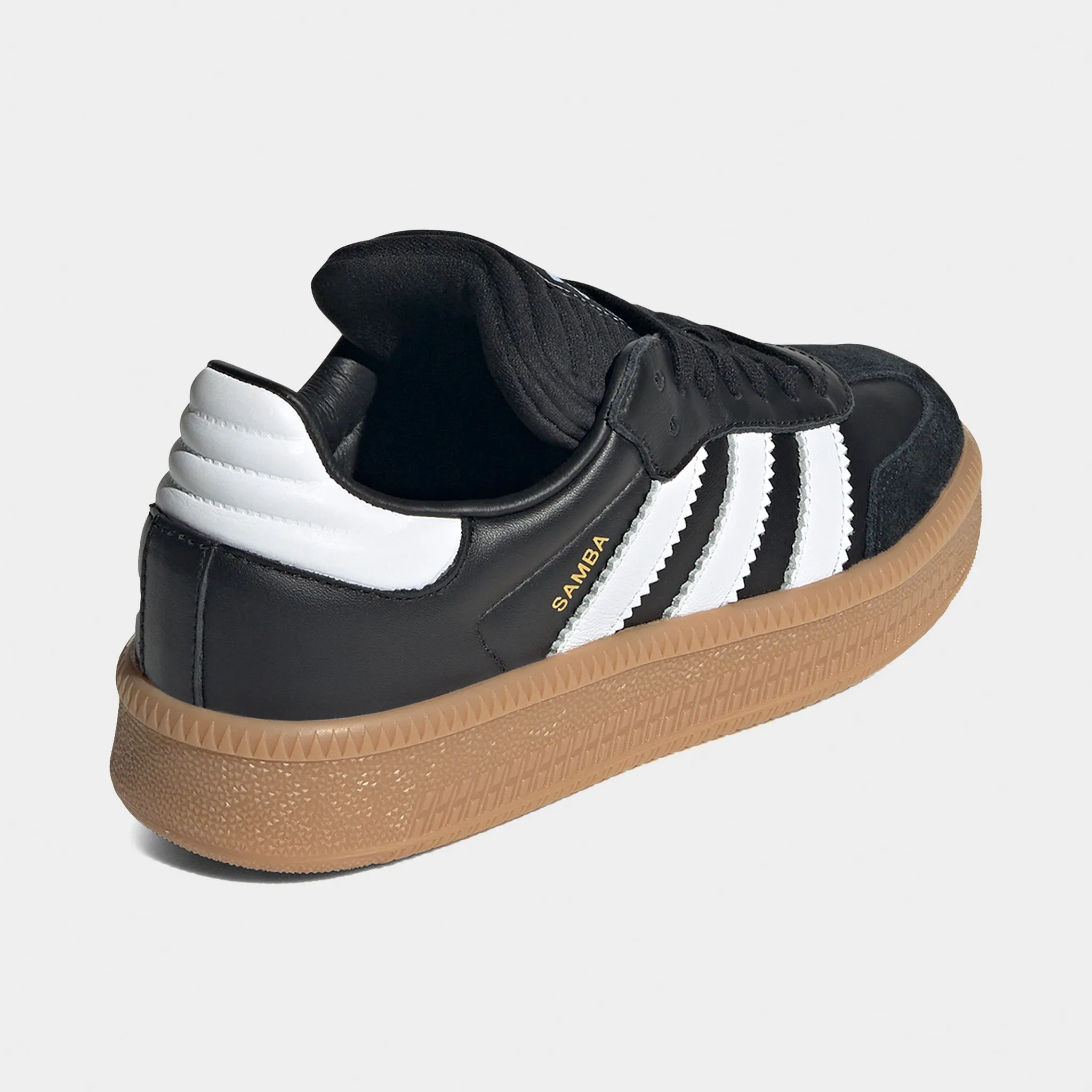 adidas Juniors' Samba XLG Core Black / Footwear White - Gum Easy Run SlipOn