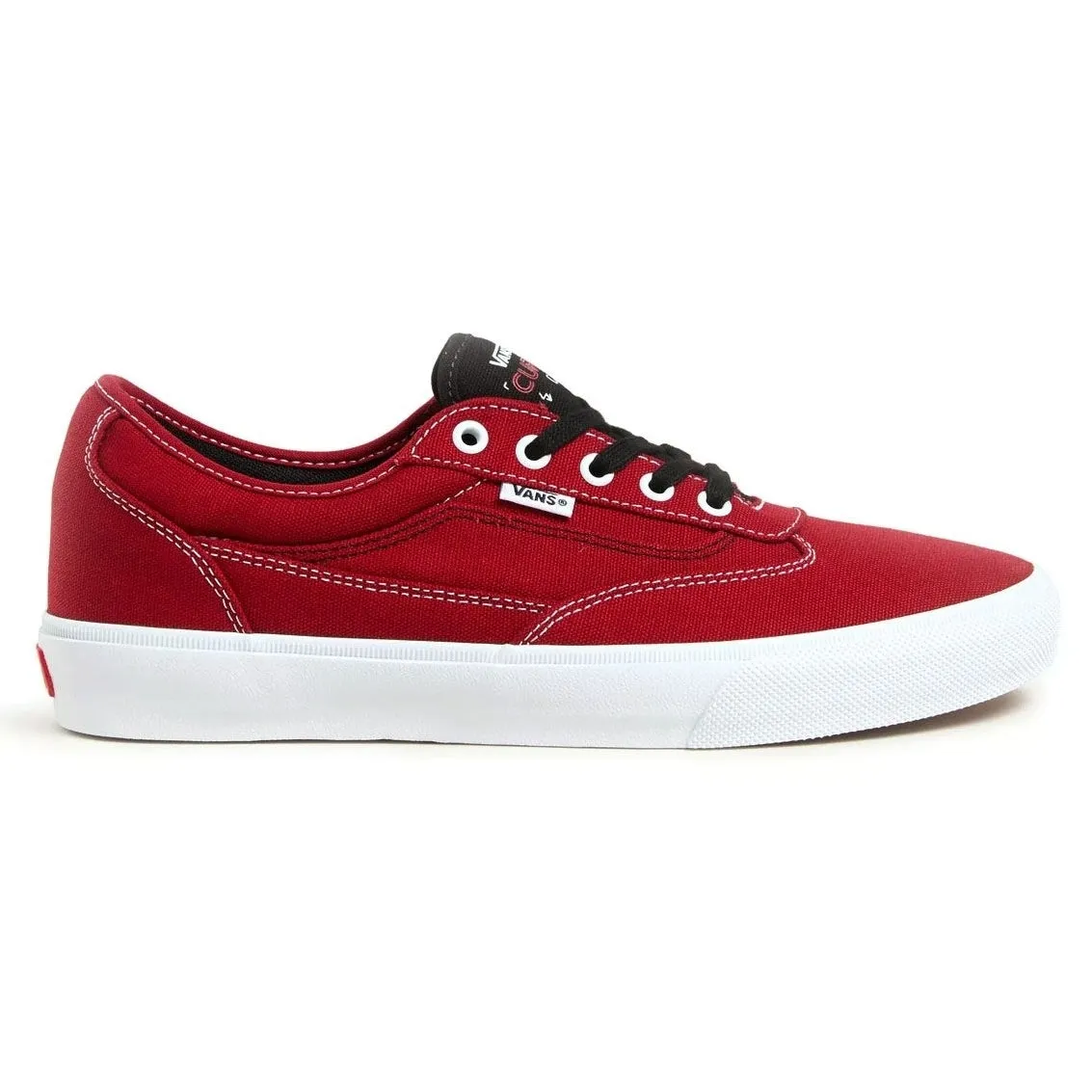 Vans Skate Curren Caples Pro Model Red/ White Shoes Treaded Sole Ready Fit