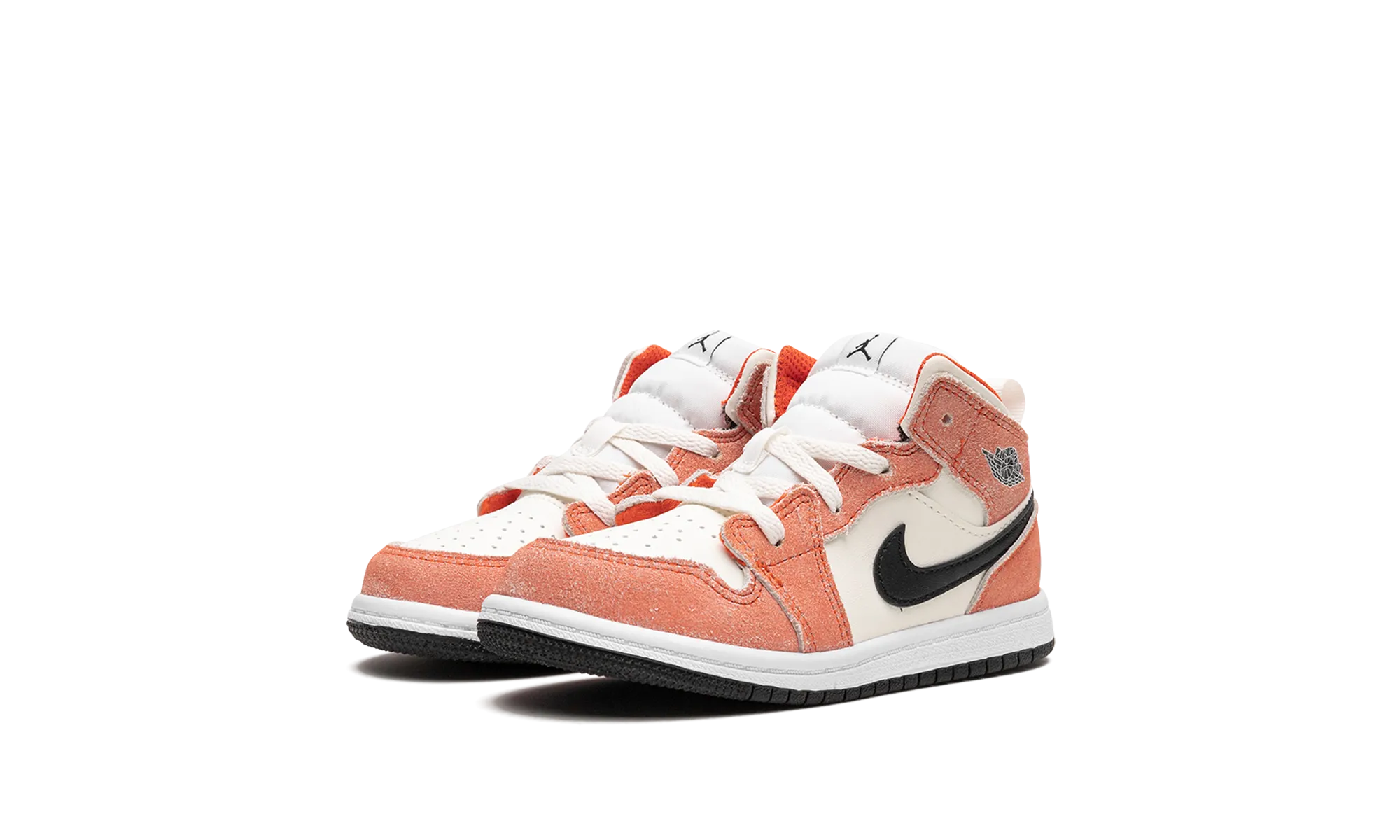 Air Jordan 1 Mid TD "Orange Suede" Gradient Density Tpu Stability Frame