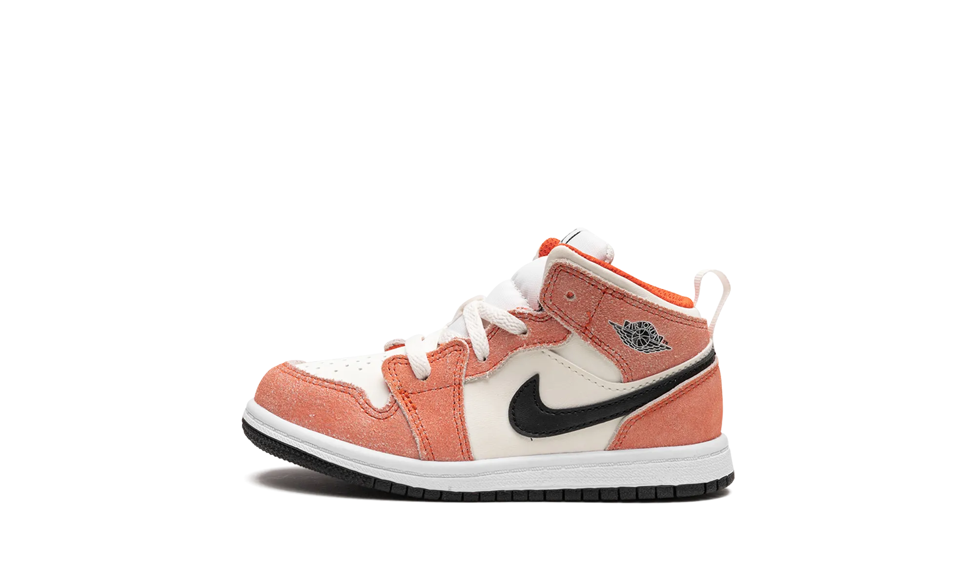 Air Jordan 1 Mid TD "Orange Suede" Shock Diffusing Heel