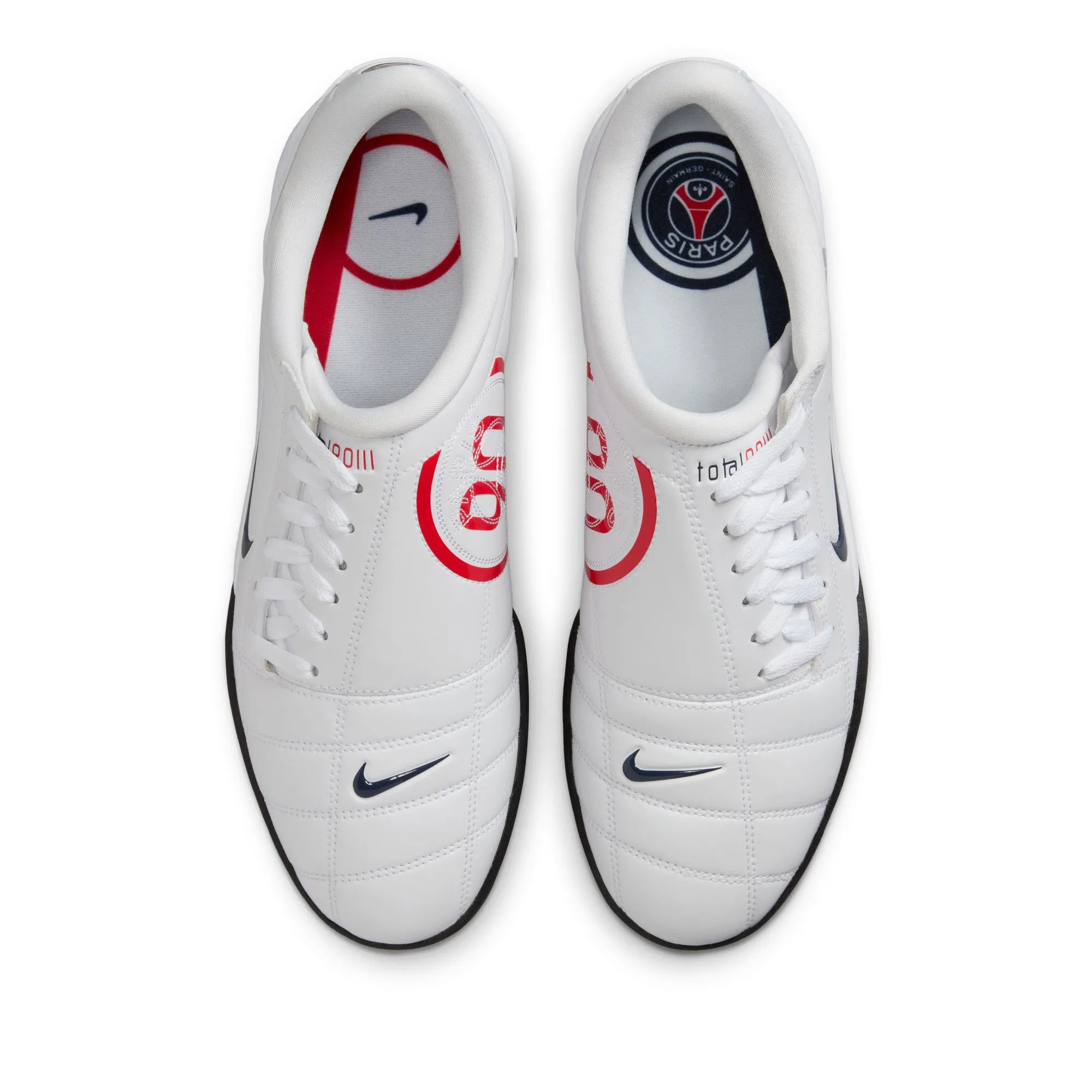 Paris Saint-Germain x Nike T90 - White/Midnight Navy Impact Dispersing Geometries Adjustable Fit
