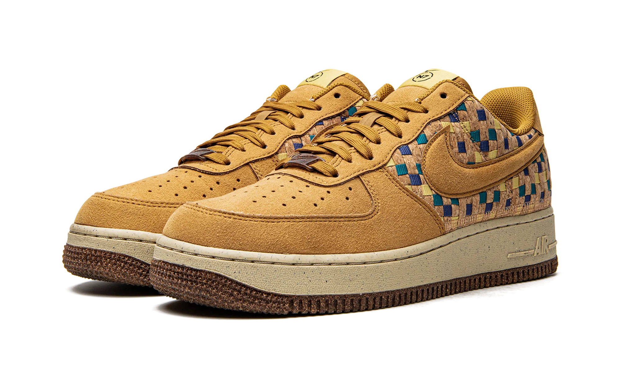 Ventilated Upper Air Force 1 Low N7 "Woven Cork"