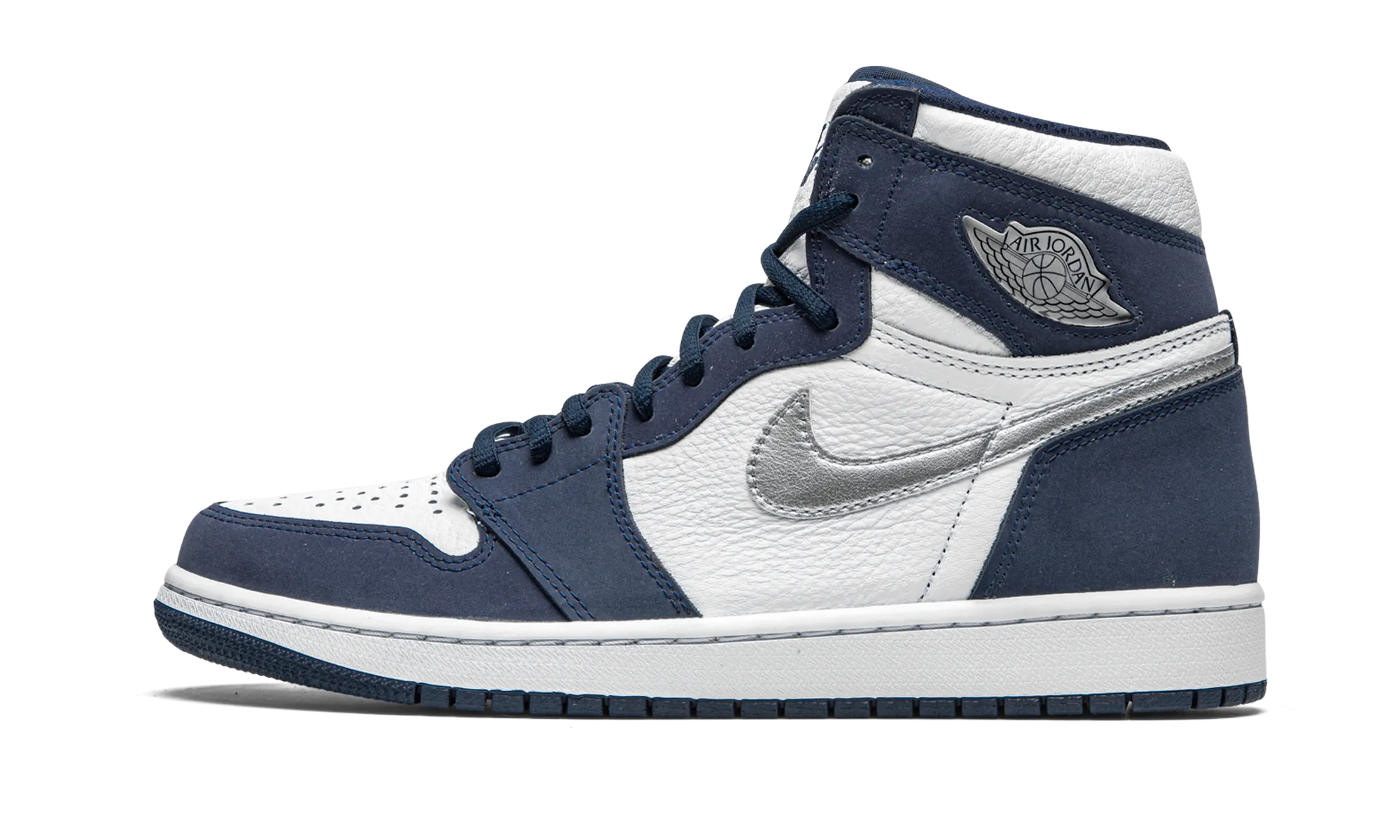 Functional Flex Shock-absorbent materials Air Jordan 1 Retro High CO.JP "Midnight Navy"