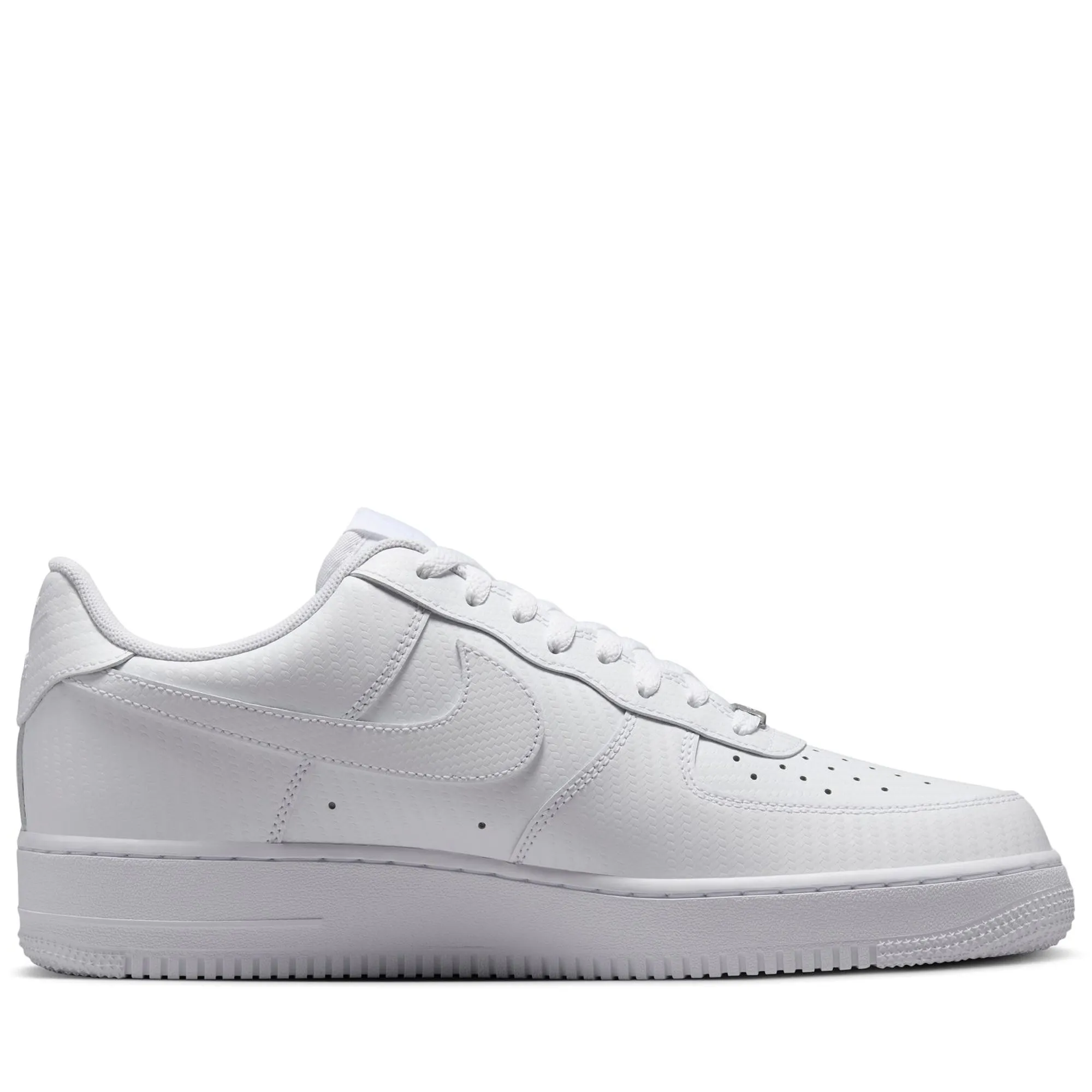 Nike Air Force 1 '07 'Carbon Fiber' - White/White Sporty Vibes Sporty Edge