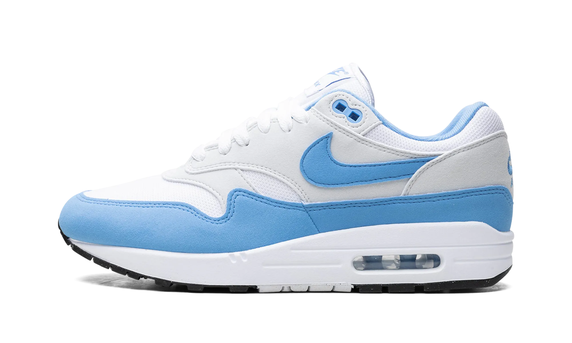 Cloudy Weather Running short - distance use Air Max 1 "University Blue"
