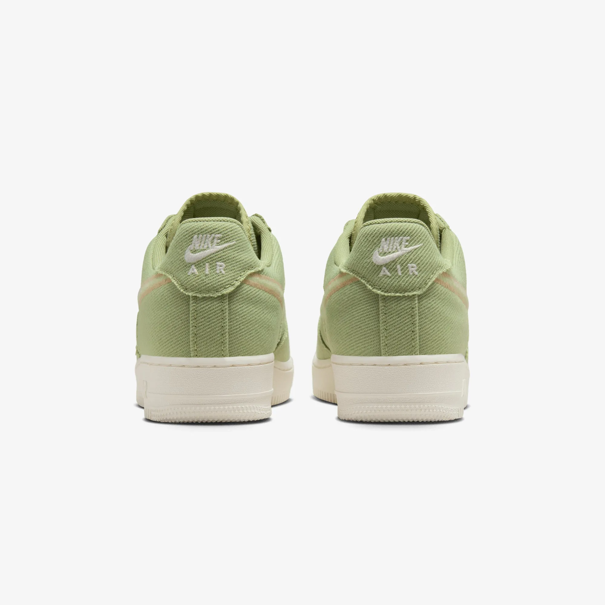 NIKE | AIR FORCE 1 LOW CANVAS { DUSTY OLIVE/OLIVE AURA-HEMP-PHANTOM Breathable Airflow Anti Fatigue Insoles