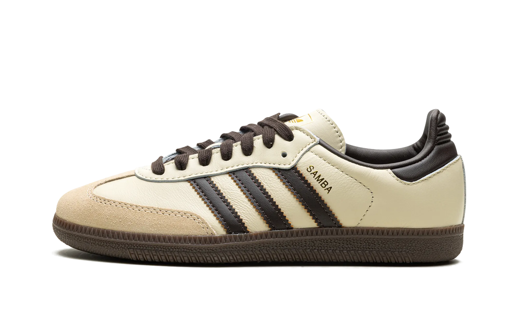 Tunnel Step Smooth   surface Samba OG "Cream White / Dark Brown"
