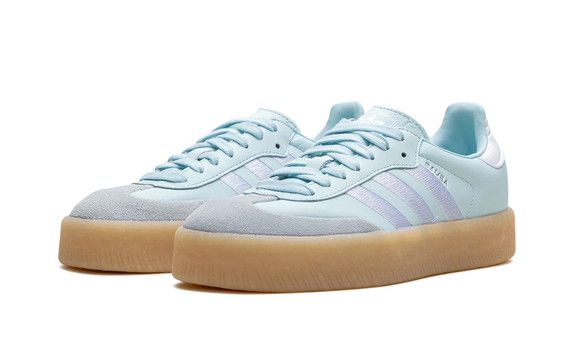 Sambae WMNS "Almost Blue Silver Metallic Gum" Durable Material Low key style