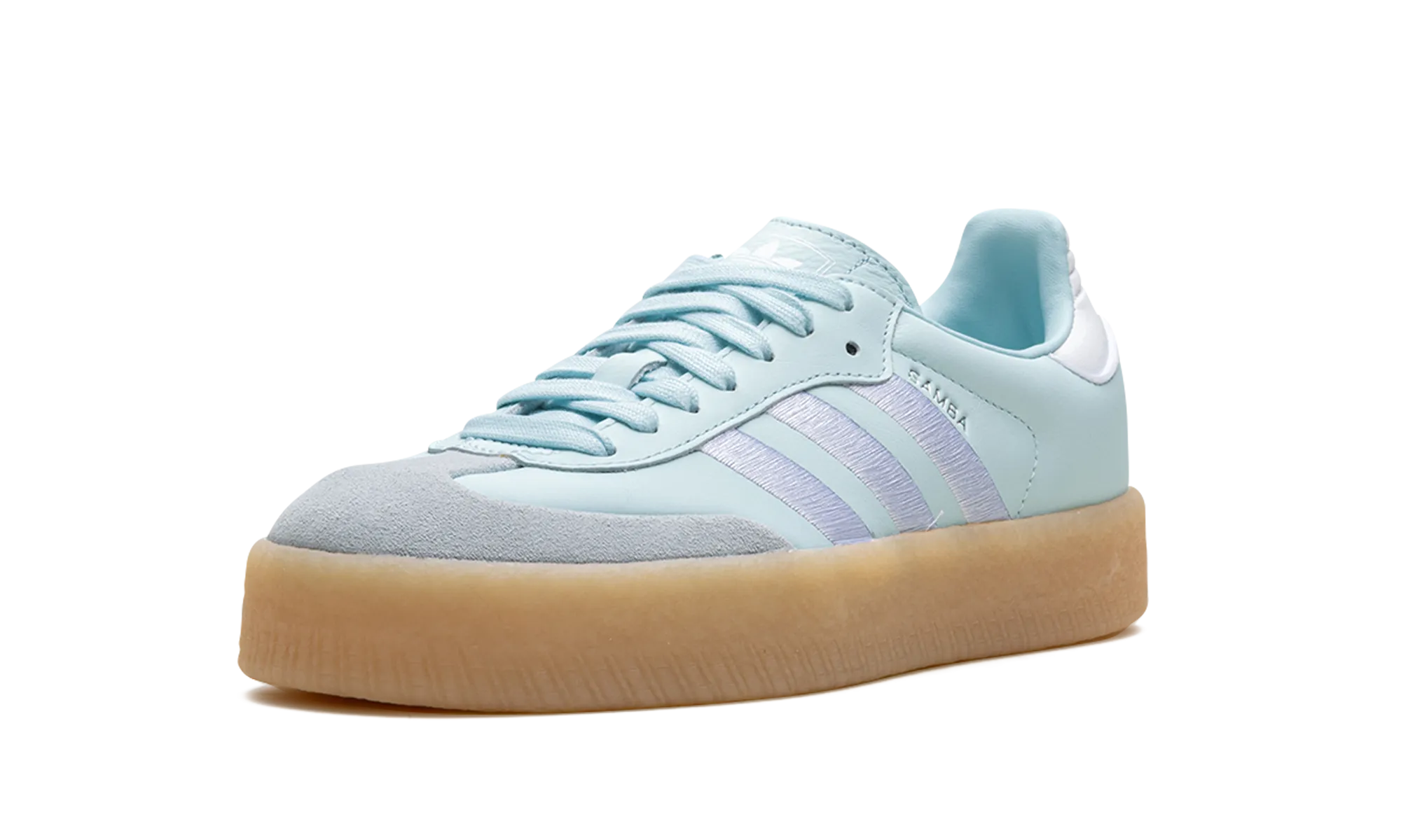 Slim Build Ankle friendly Sambae WMNS "Almost Blue Silver Metallic Gum"