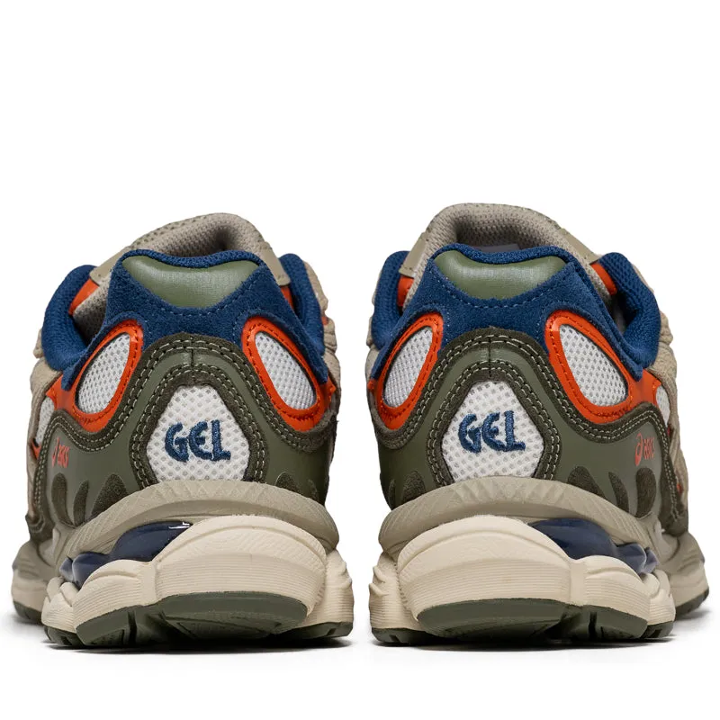 Asics Gel-NYC - Cream/Irvine Shock Absorbing Heel Athletic Sneakers