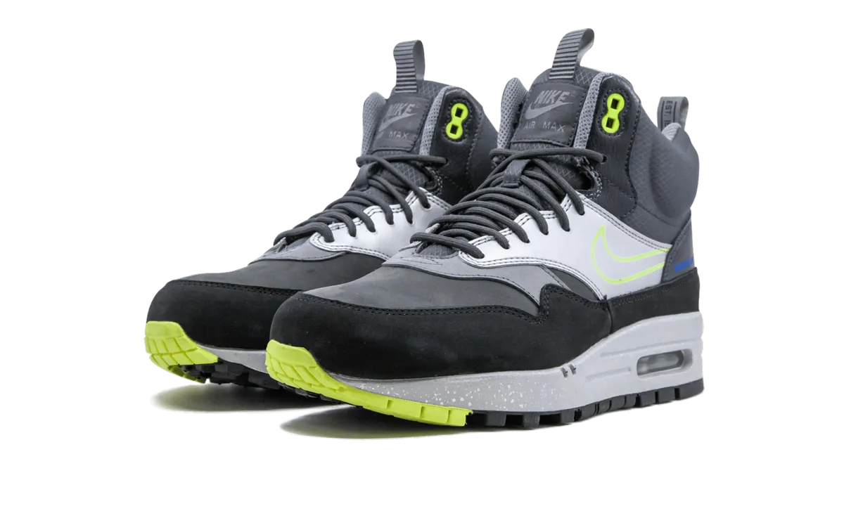 Impact Zone AIR MAX 1 MID SNKRBT P MNS WMNS "Black Volt"