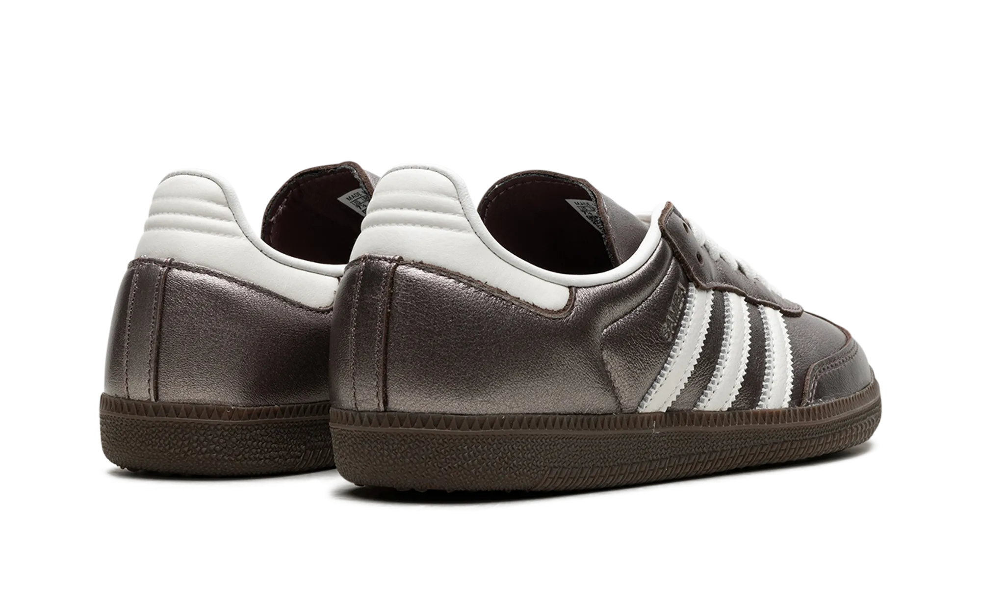 Samba OG WMNS "Metallic Purple White" Elastic laces Indoor Friendly
