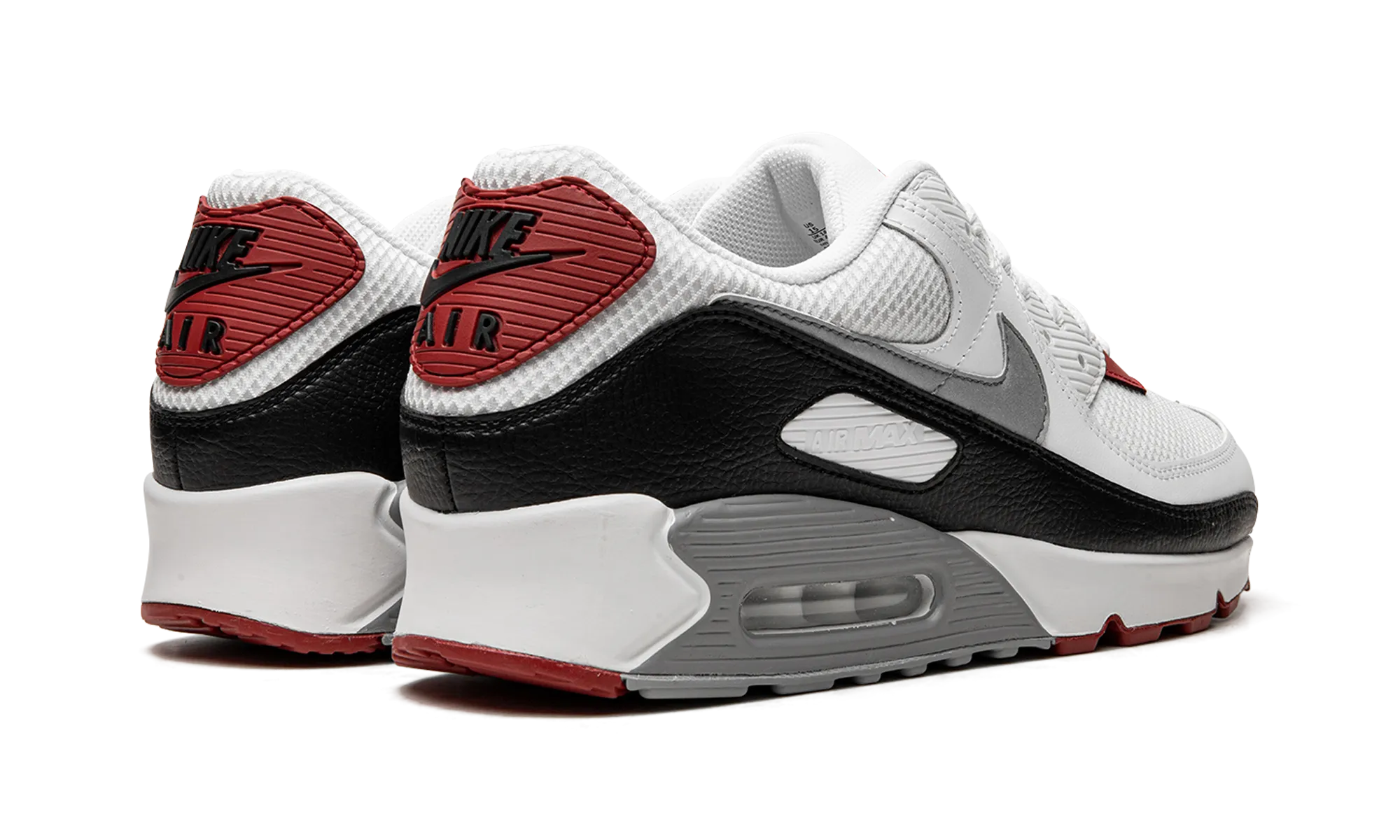 Air Max 90 "Photon Dust / Varsity Red" toe - bumper