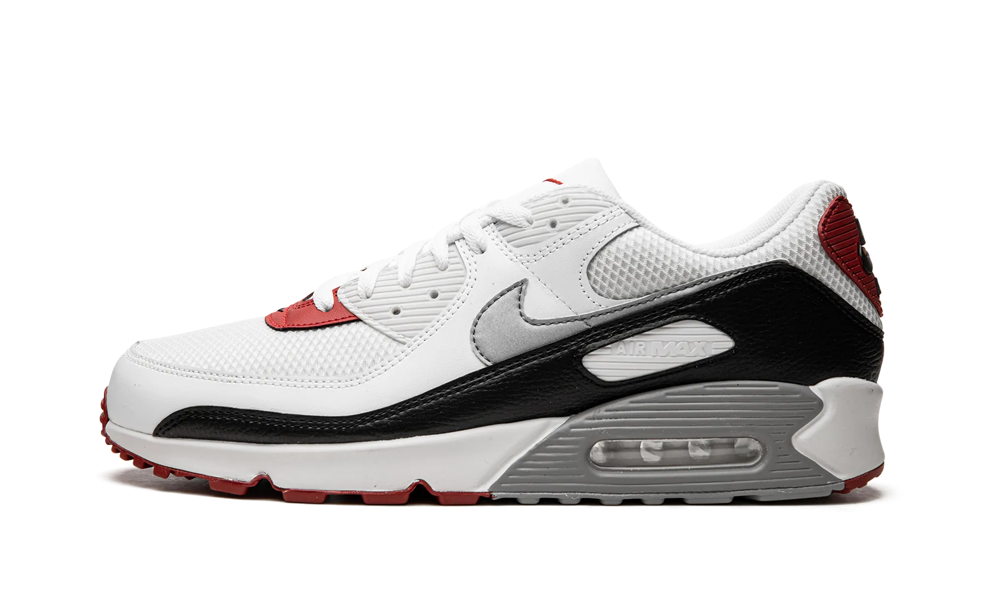 Air Max 90 "Photon Dust / Varsity Red" value - brand shoes cross - training ability
