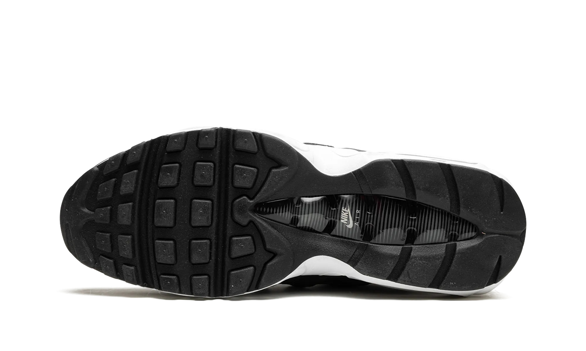 Air Max 95 "Black / Pure Platinum" running on treadmills
