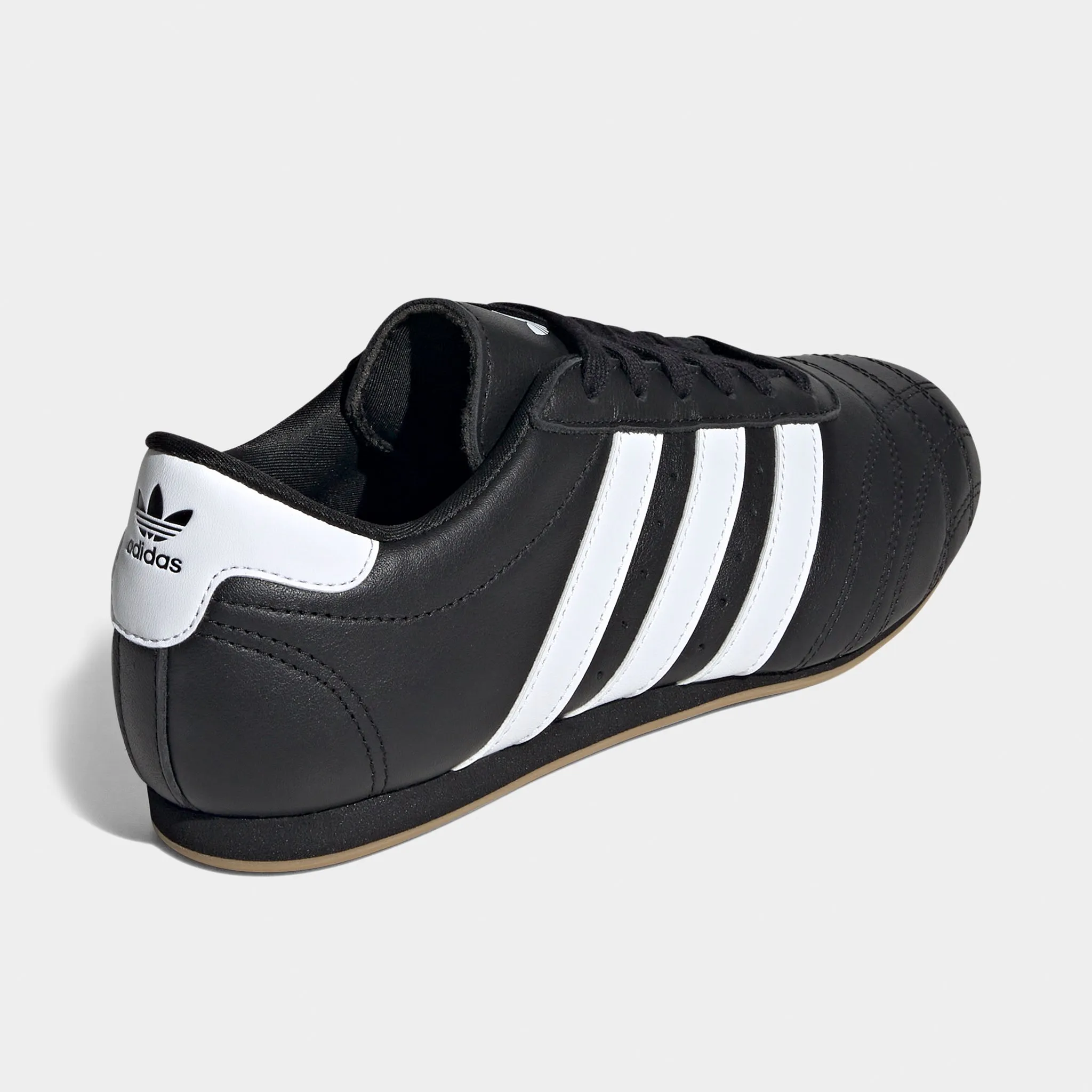 Adjustable Soft Leather adidas Women's Taekwondo Lace Black / White - Gum