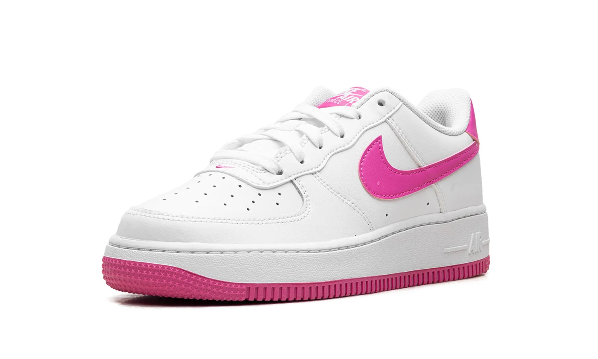 Agile Support Air Force 1 GS "White Laser Fuchsia"