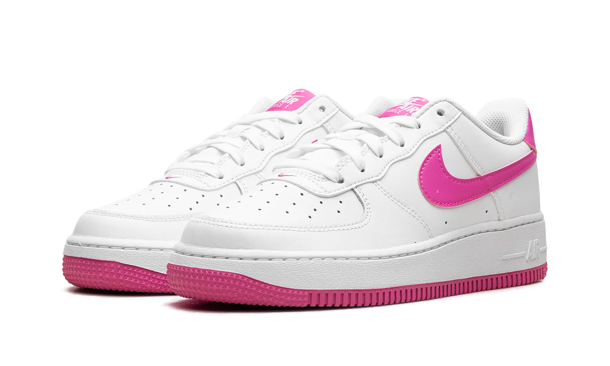 Air Force 1 GS "White Laser Fuchsia" Performance Fit