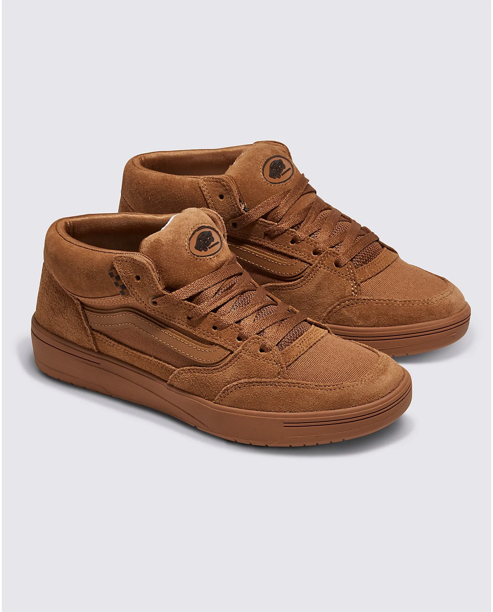 trendy touch Vans Zahba Mid Brown/Gum Shoes