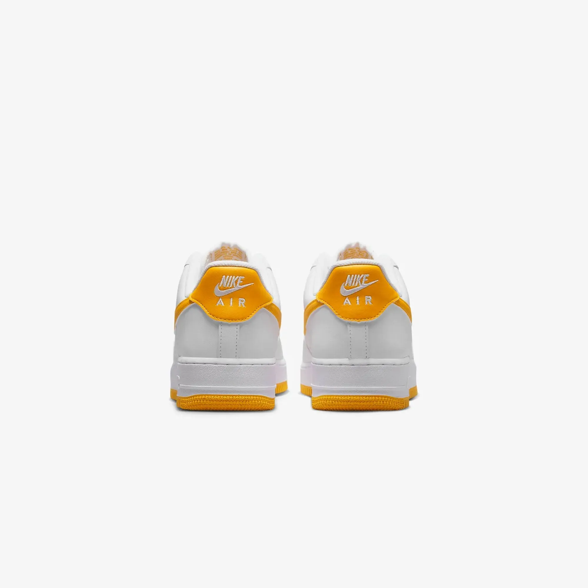 Glam traction NIKE | AIR FORCE 1 '07 { WHITE/UNIVERSITY GOLD-WHITE