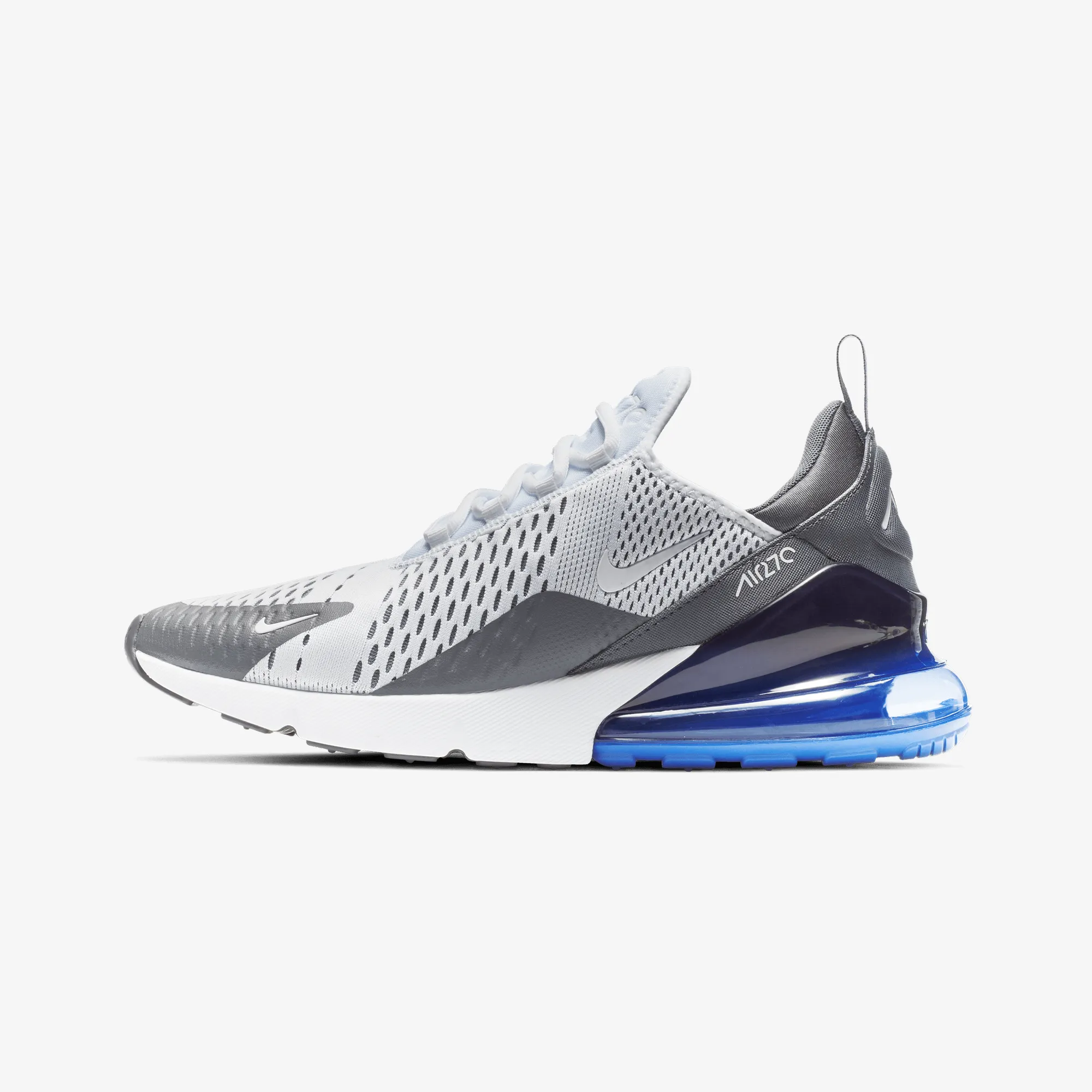 Active Mode Nike | AIR MAX 270 { WHITE/WHITE-PERSIAN VIOLET-DARK GREY