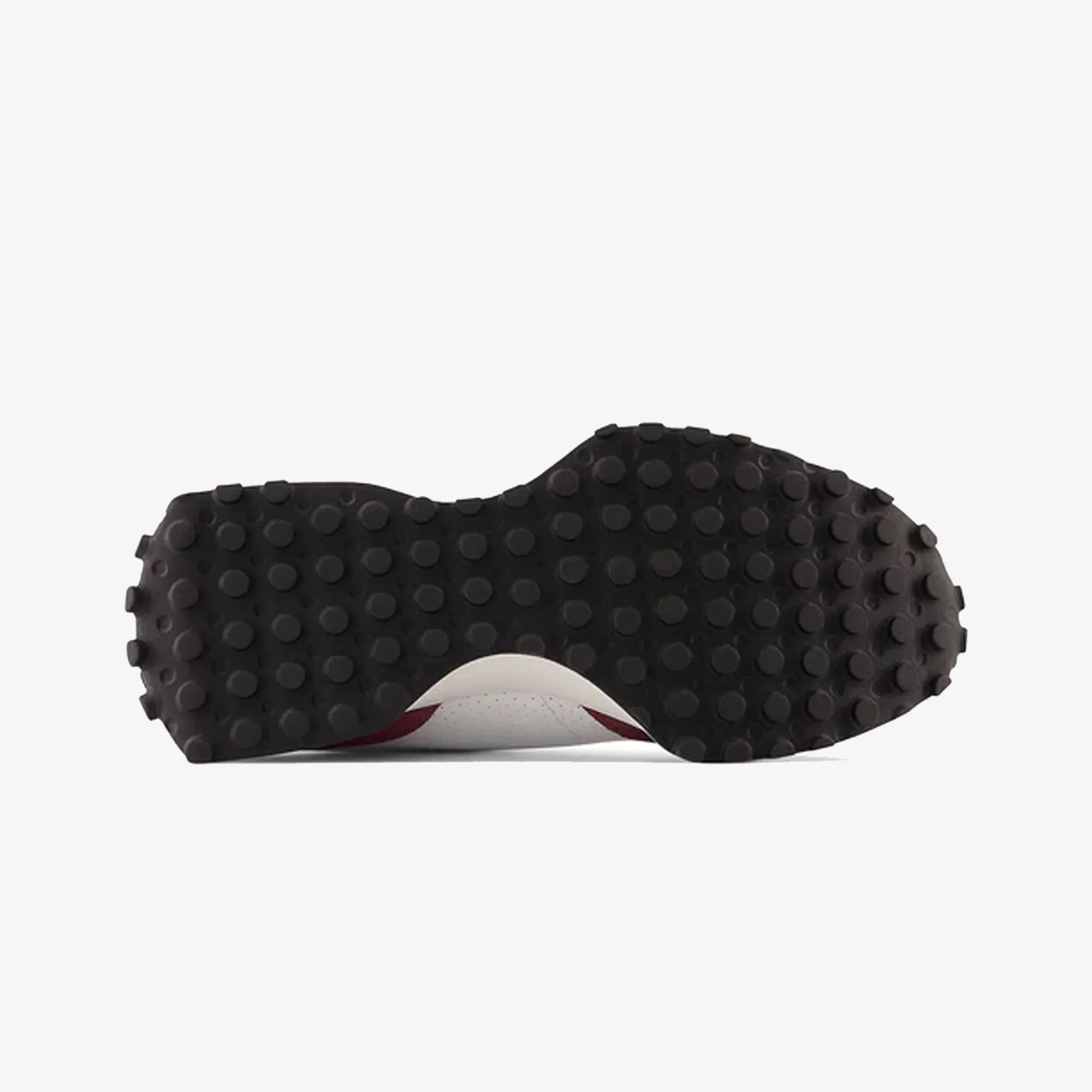 running on a wooden track shoes New Balance | 327  { WASHED BURGUNDY