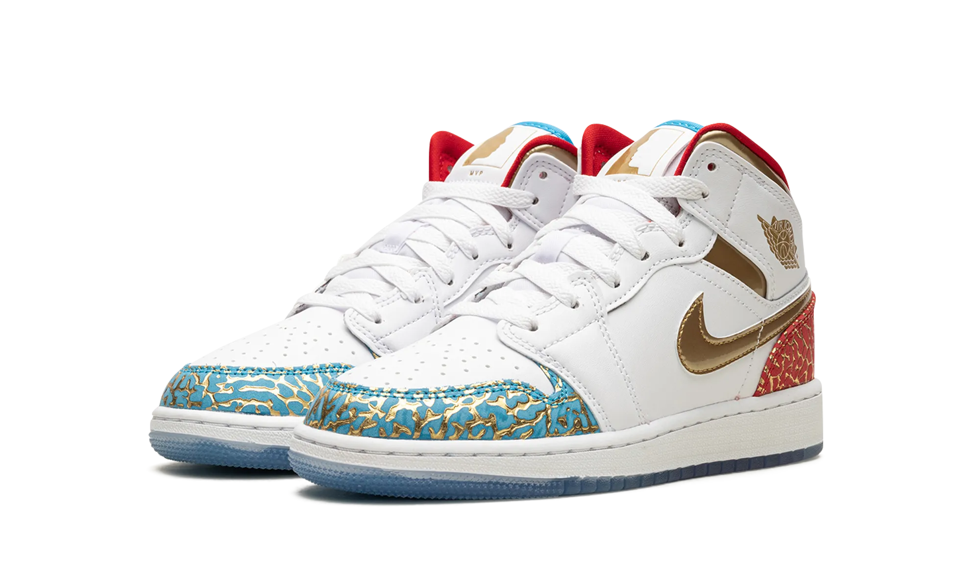 Air Jordan 1 Mid GS "UNC To Chicago" Quick Outing