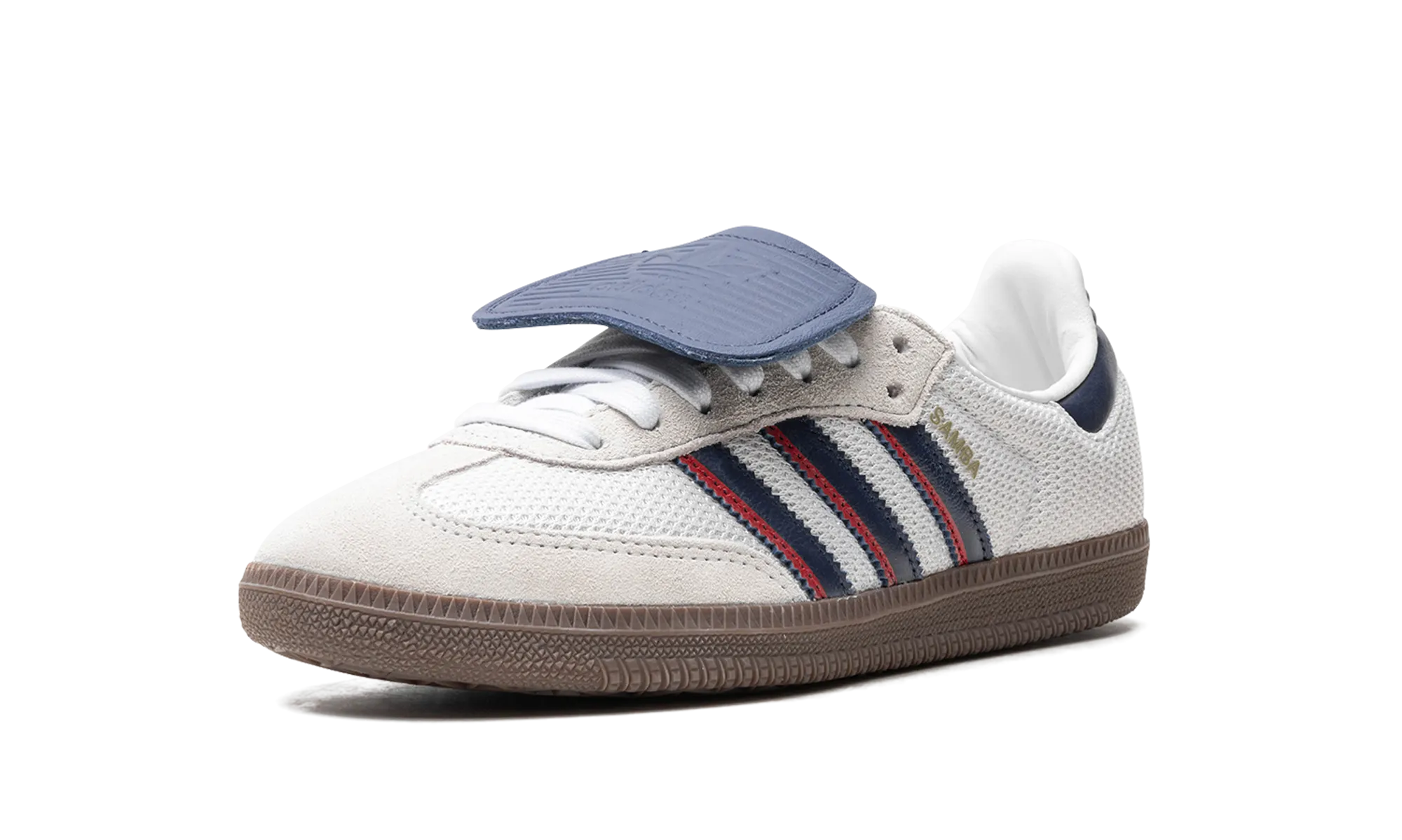 Samba LT "Crystal White Dark Blue" Simple Vibe Date Outfit