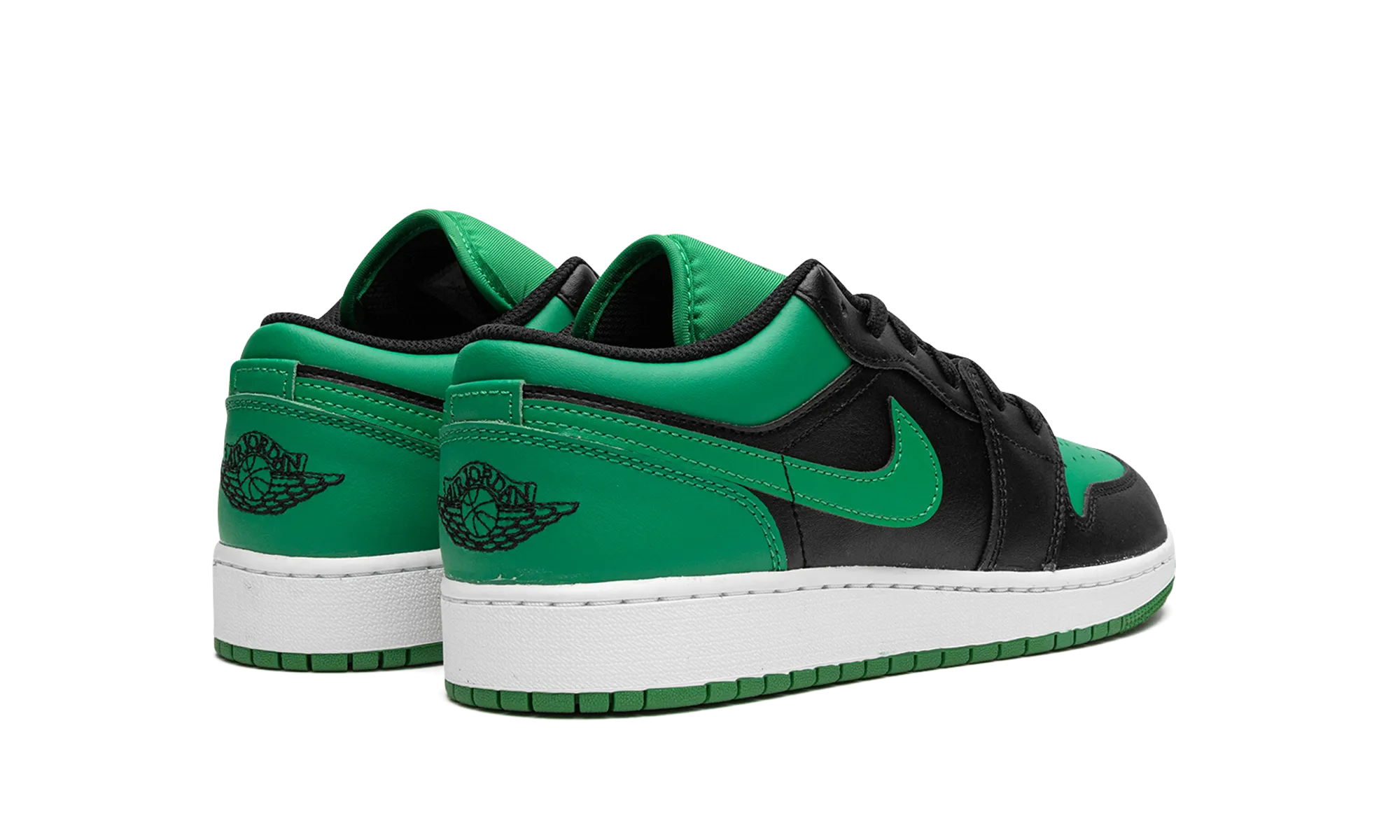 Breathable Use Wide Footbed Air Jordan 1 Low GS "LUCKY GREEN"