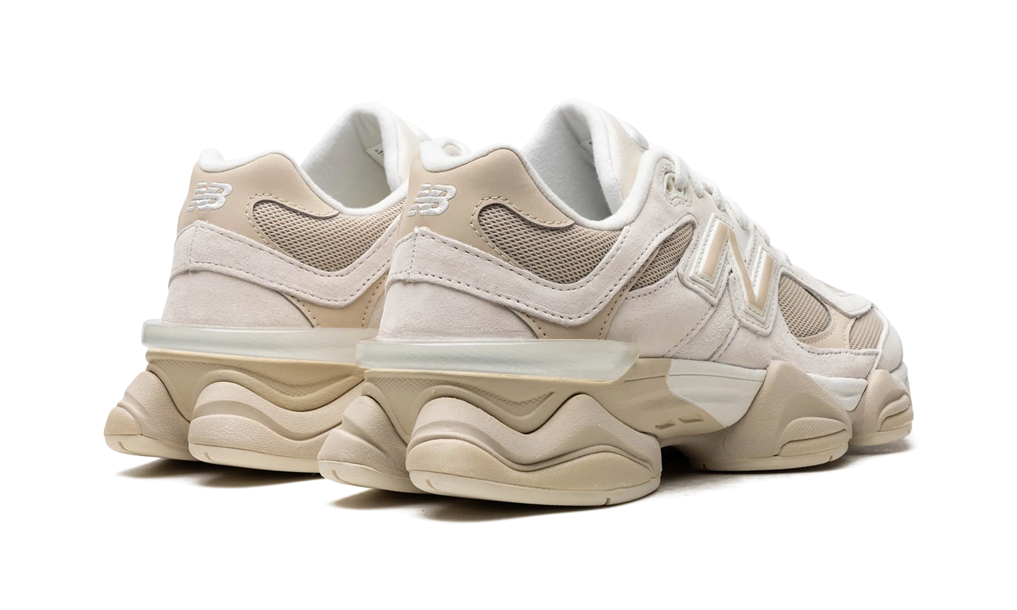 9060 "Beige White" sand running wear Soft Leather