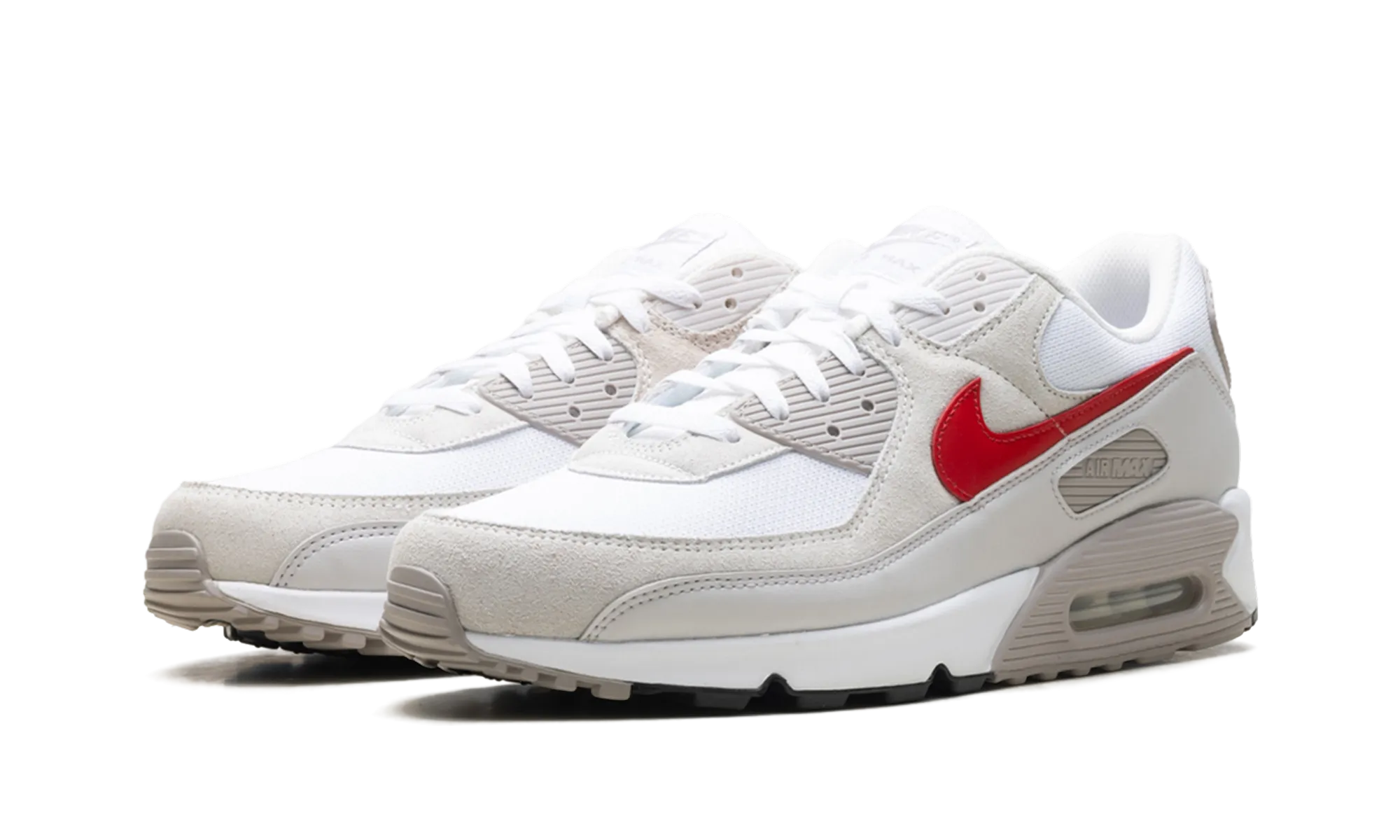 Firmness Outdoor Fit Air Max 90 "White College Grey Vast Grey University Red"