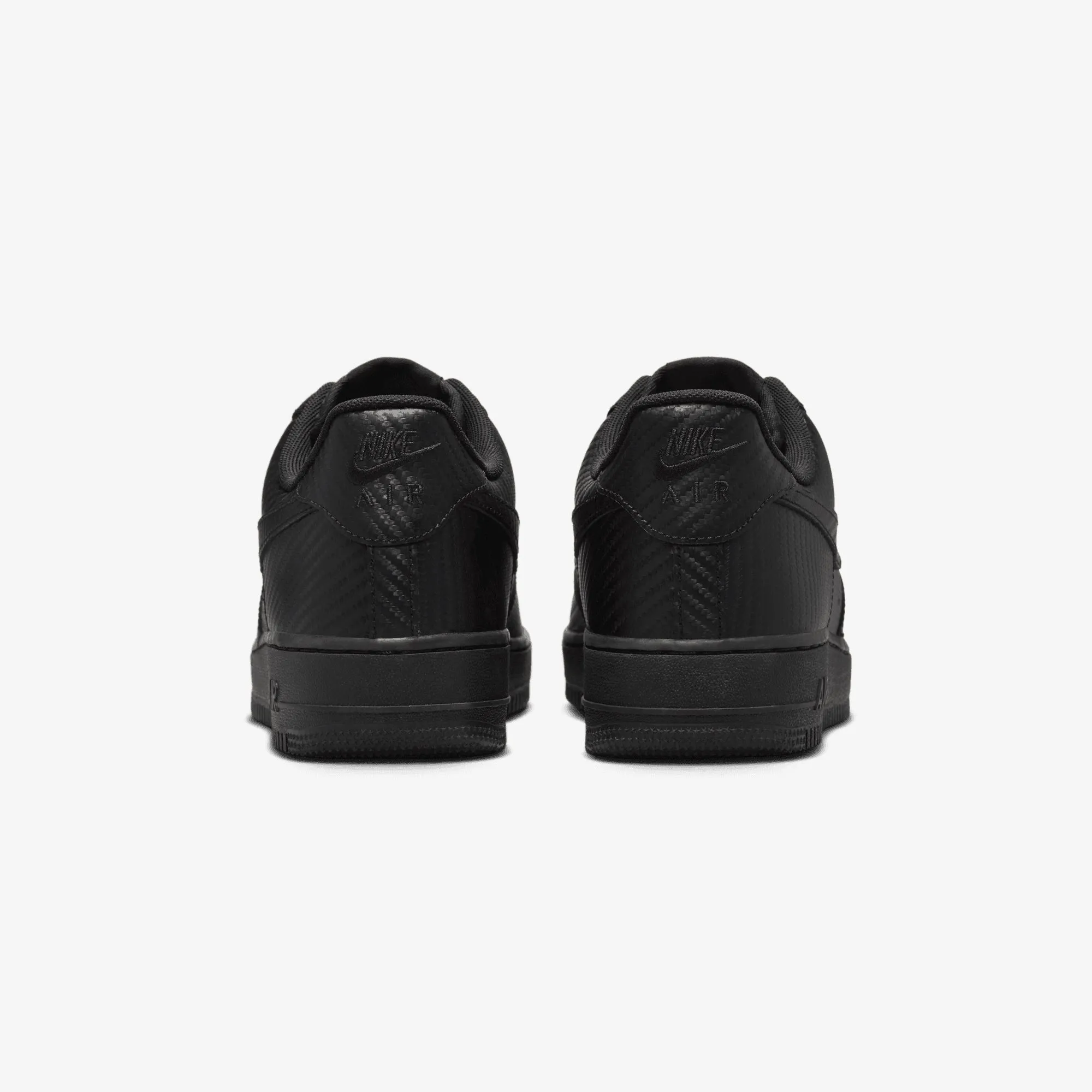 Canvas Upper NIKE | AIR FORCE 1 '07 TEXTURE { BLACK/BLACK