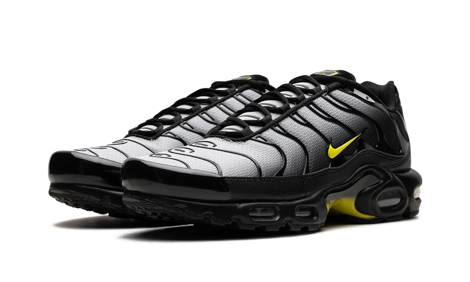 Air Max Plus "Wolf Grey Opti Yellow" certified Comfortable Fit Around Heel