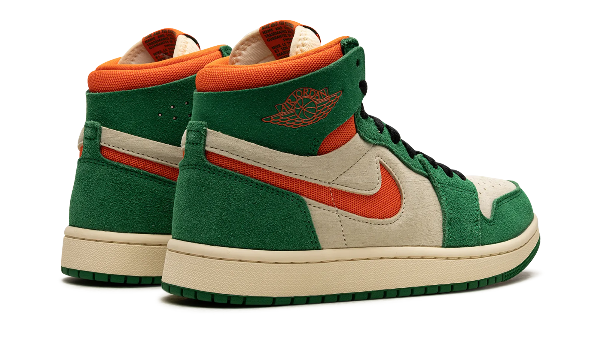 Elastic Collar Design Air Jordan 1 High Zoom CMFT 2 WMNS "Pine Green"