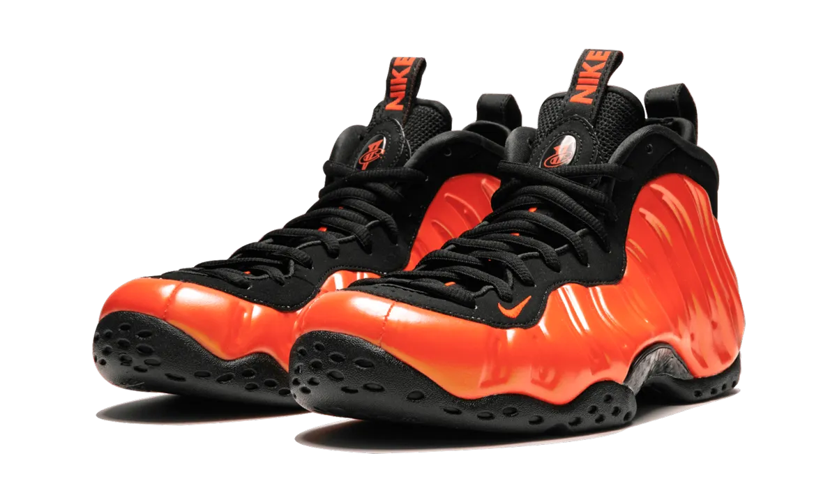 Air Foamposite One "Habanero Red" Quick lacing