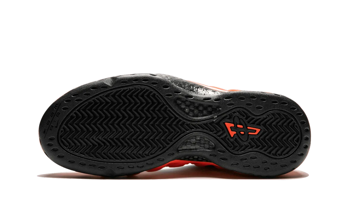 Hyperlock System Vibration Dampening Tech Air Foamposite One "Habanero Red"