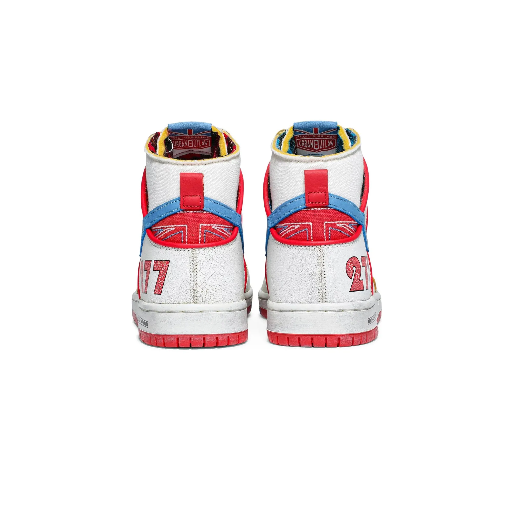 SB Dunk High Pro x Ishod Wair x Magnus Walker (2021) Stitched Detailing Gusseted Tongue