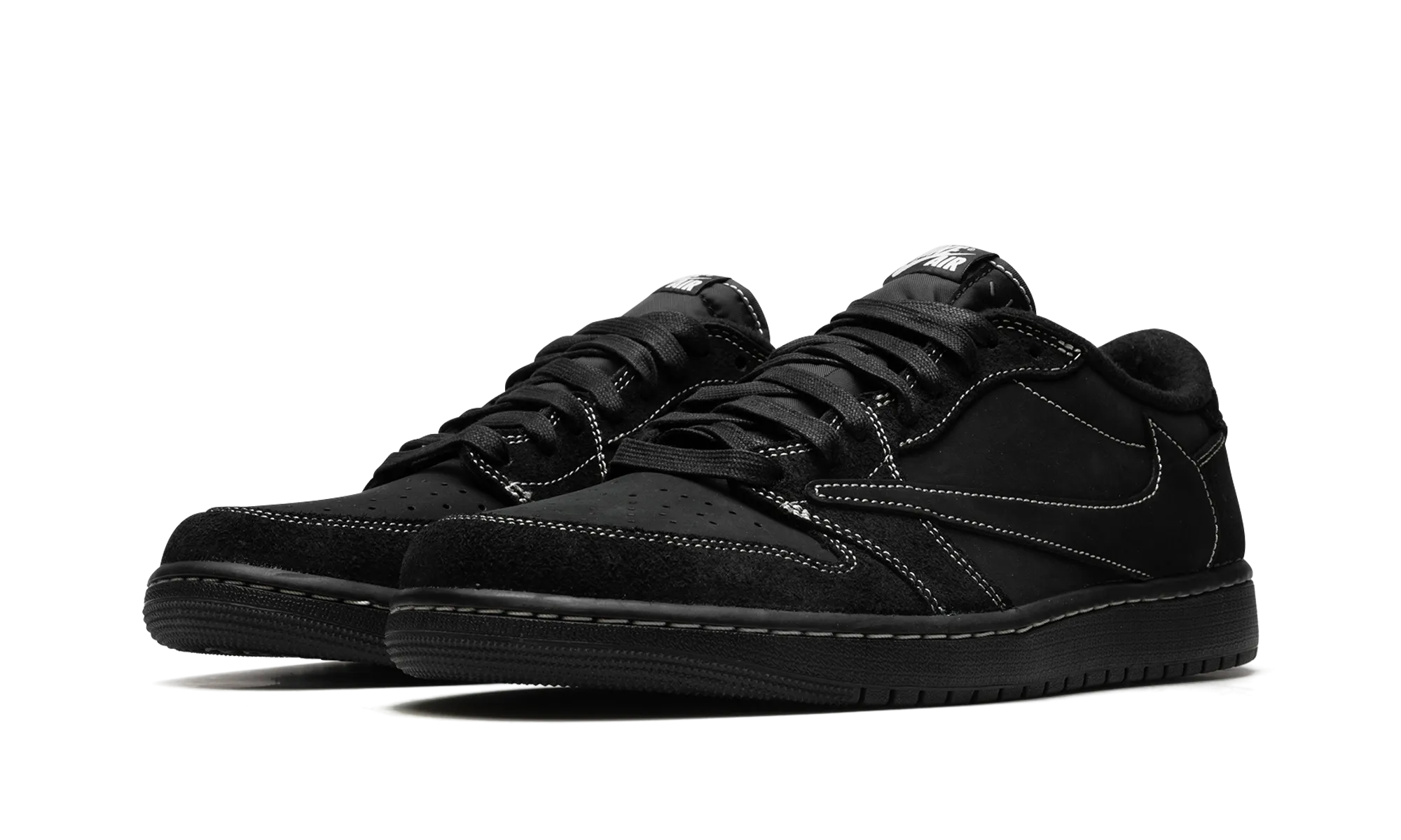 Air Jordan 1 Low OG SP "Travis Scott - Black Phantom" Durable Rubber