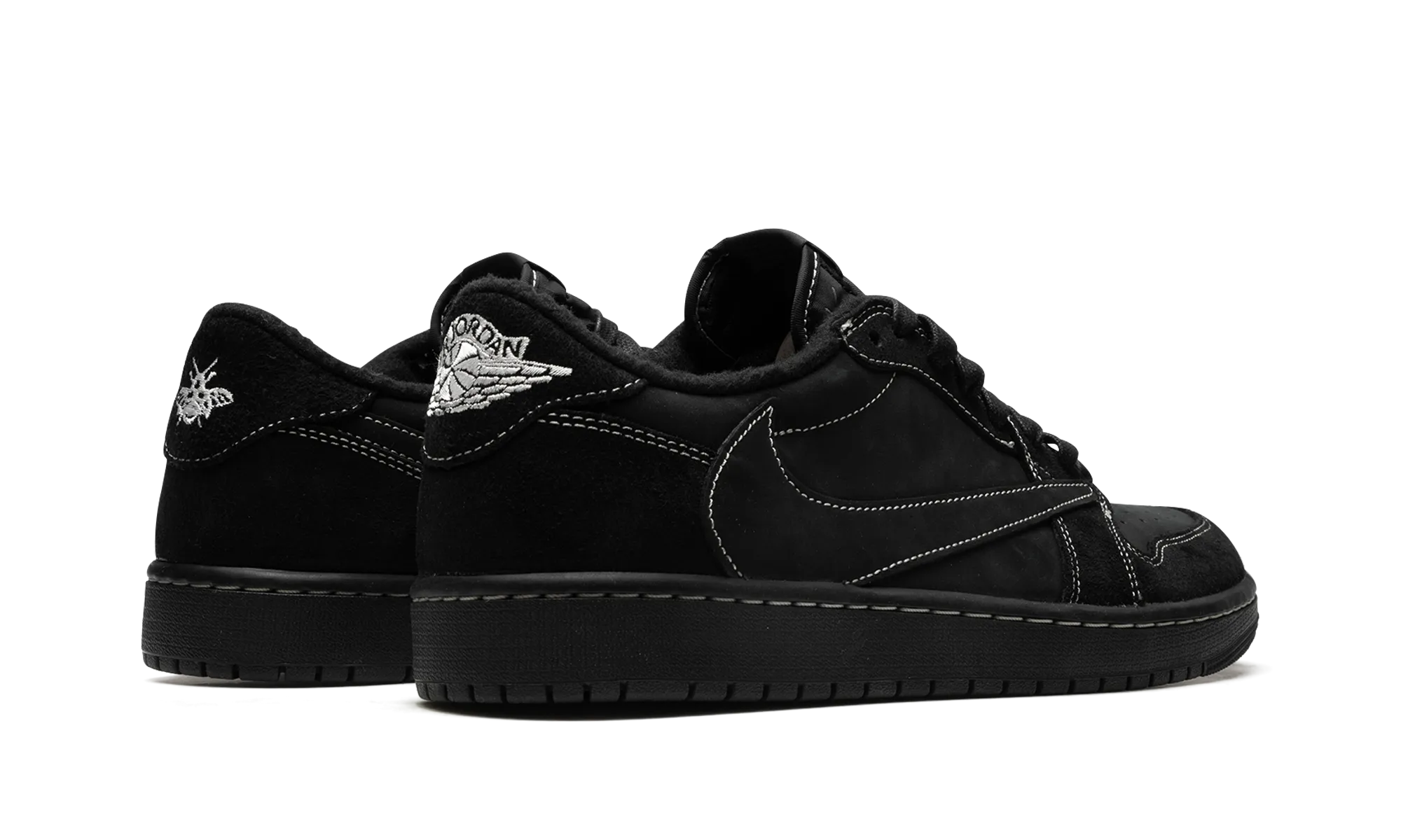 Air Jordan 1 Low OG SP "Travis Scott - Black Phantom" Rolling Gait Design Long Use
