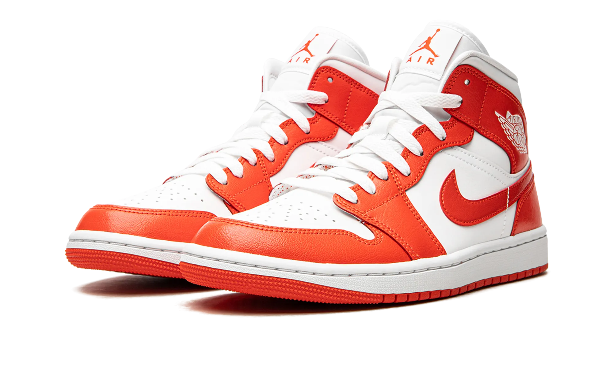 AIR JORDAN 1 MID WMNS "Habanero Red" Feet Relief